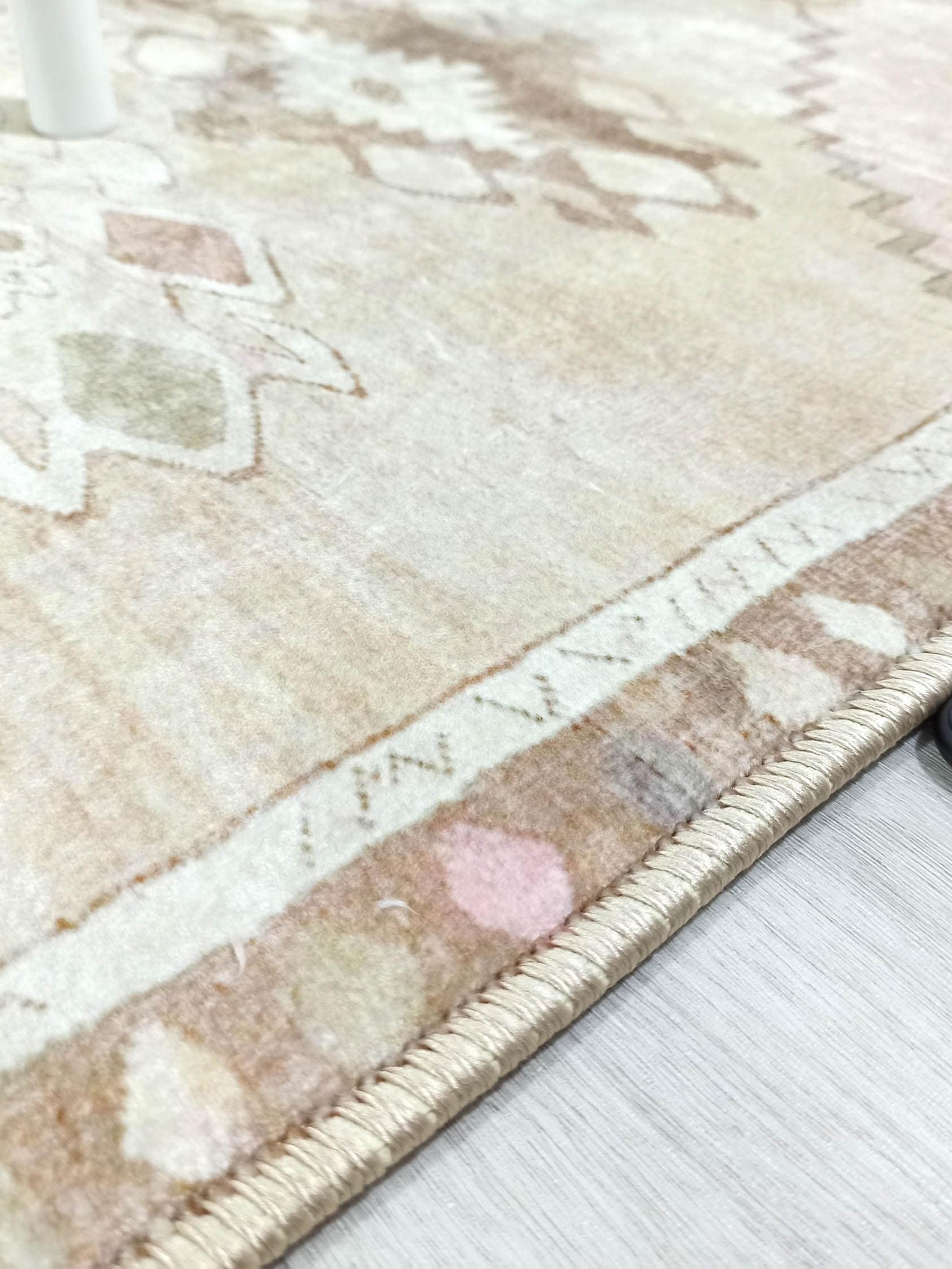Ador Turkish Beige Faded Brown Rug