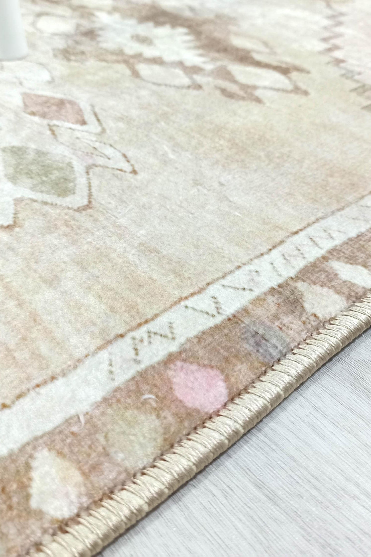 Ador Turkish Beige Faded Brown Rug