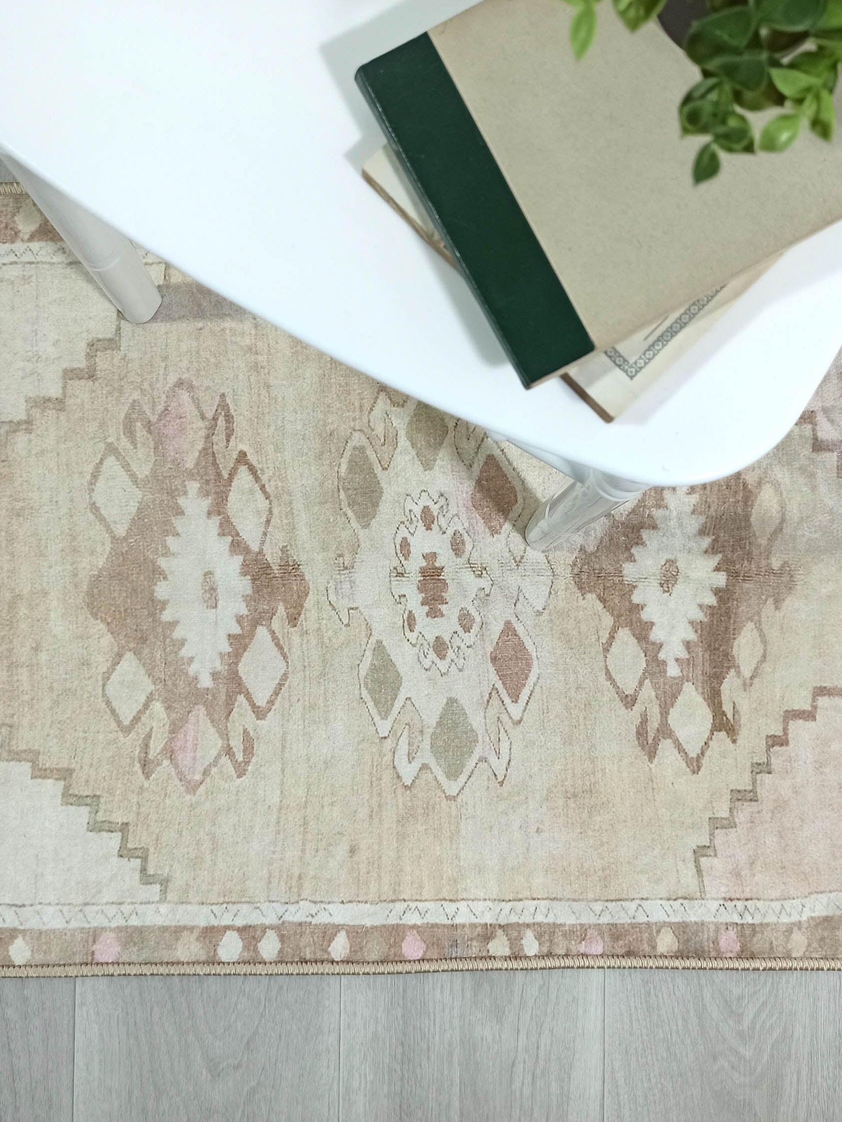 Ador Turkish Beige Faded Brown Rug