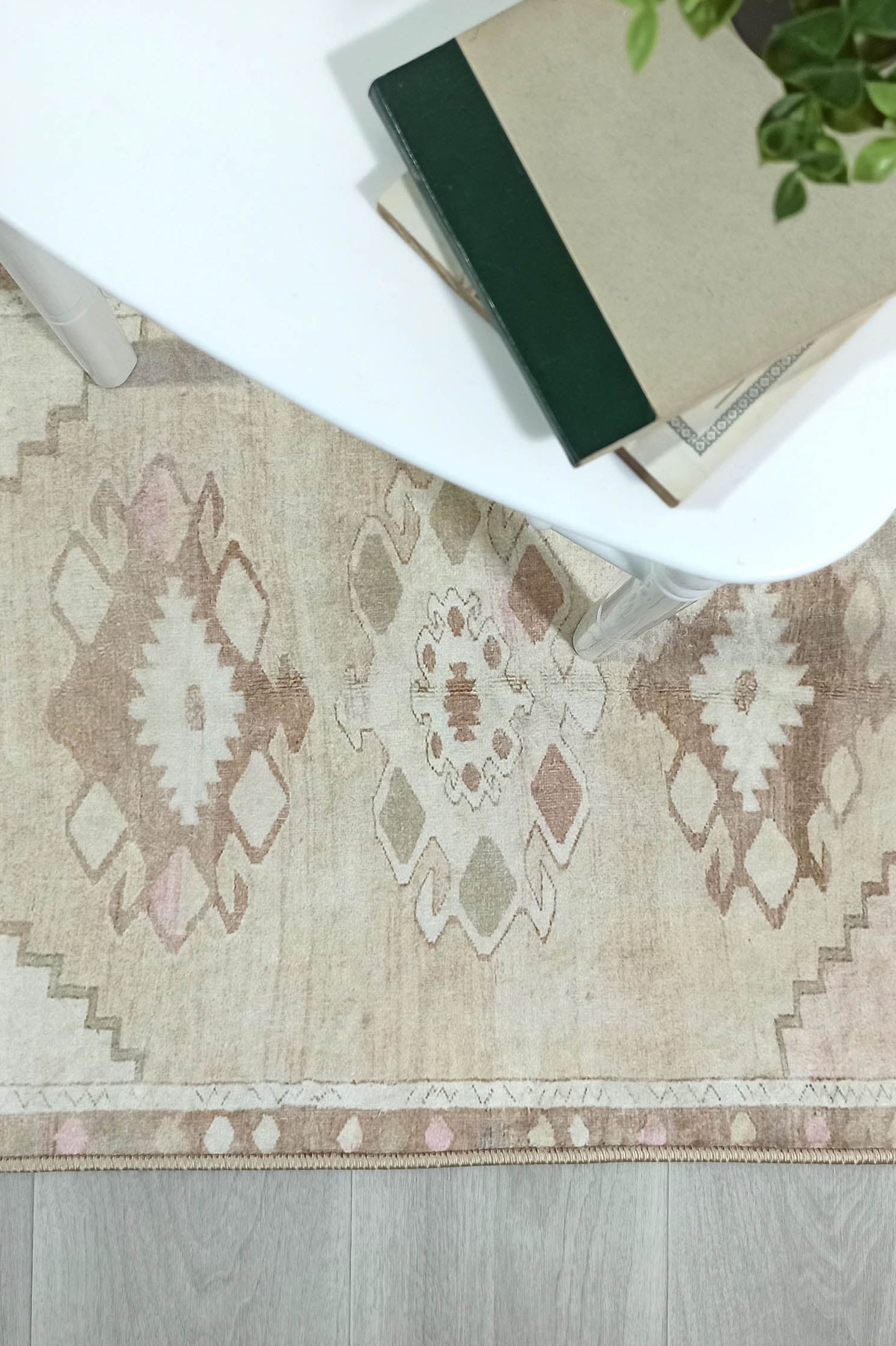 Ador Turkish Beige Faded Brown Rug