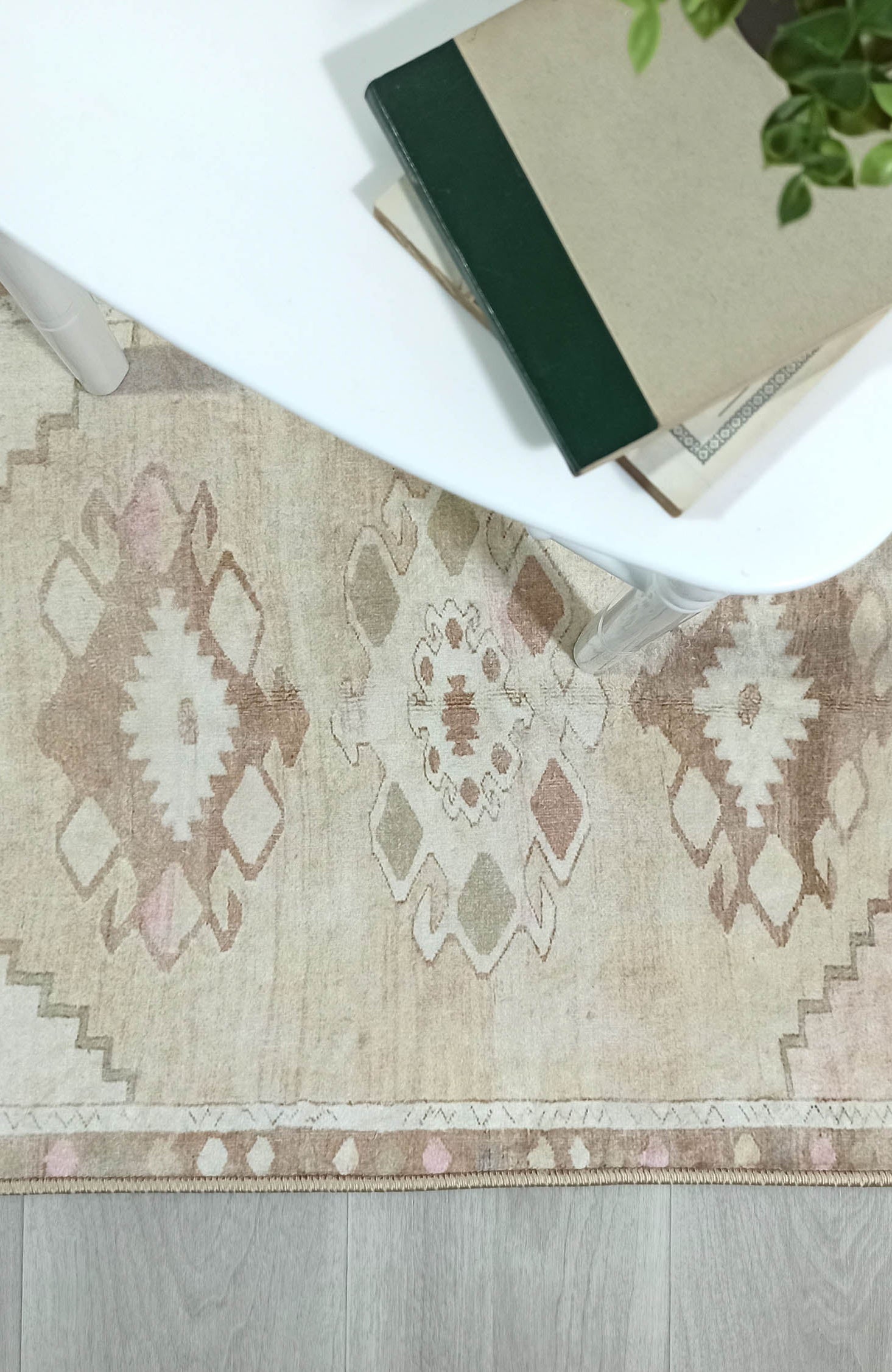Ador Turkish Beige Faded Brown Rug