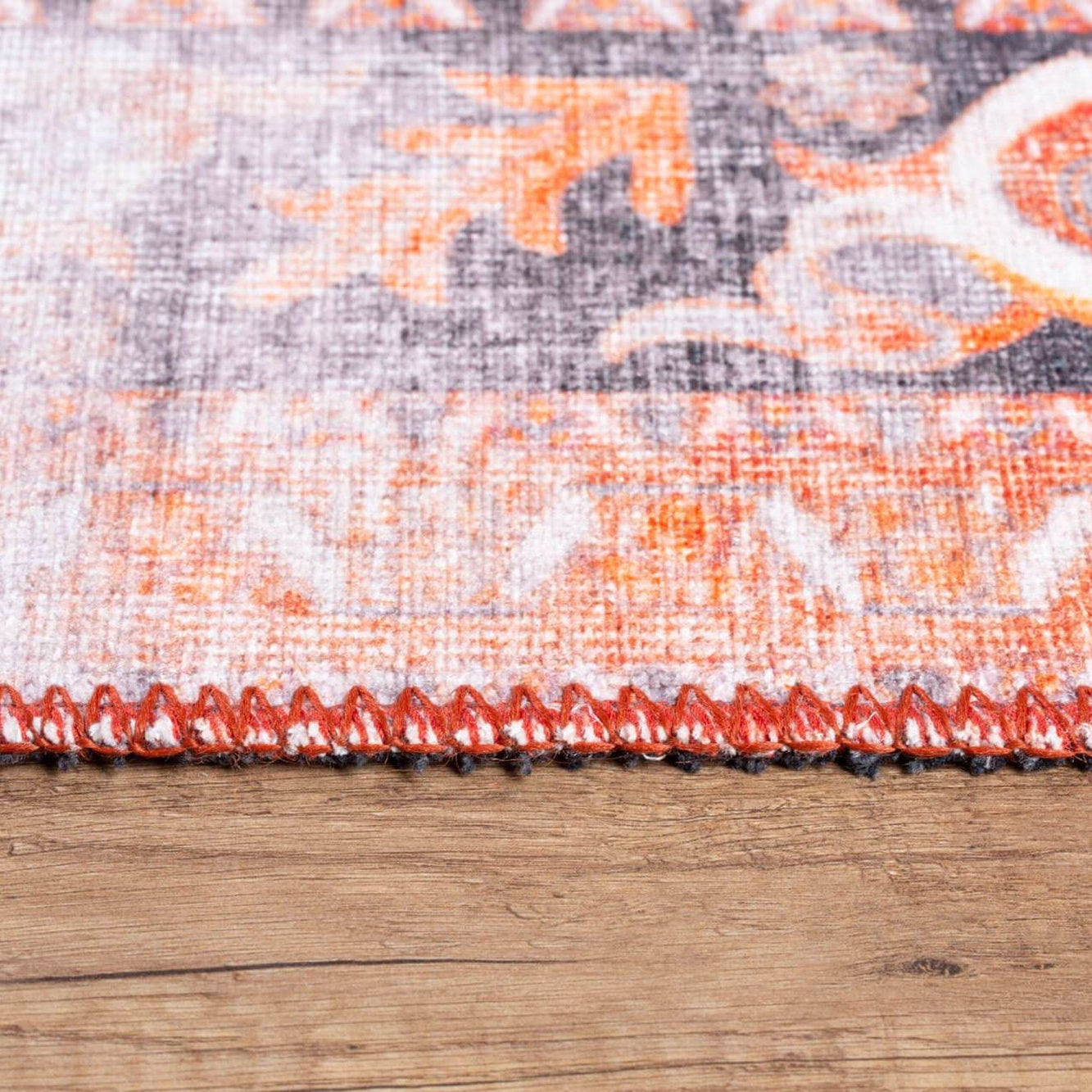 Afra Oriental Orange and Blue Faded rug