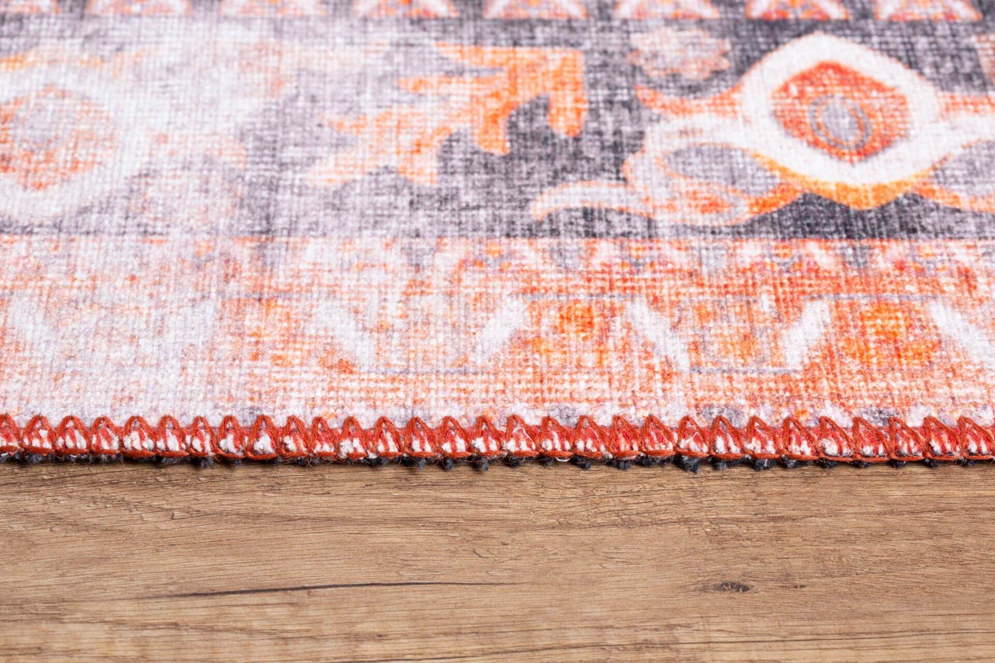 Afra Oriental Orange and Blue Faded rug