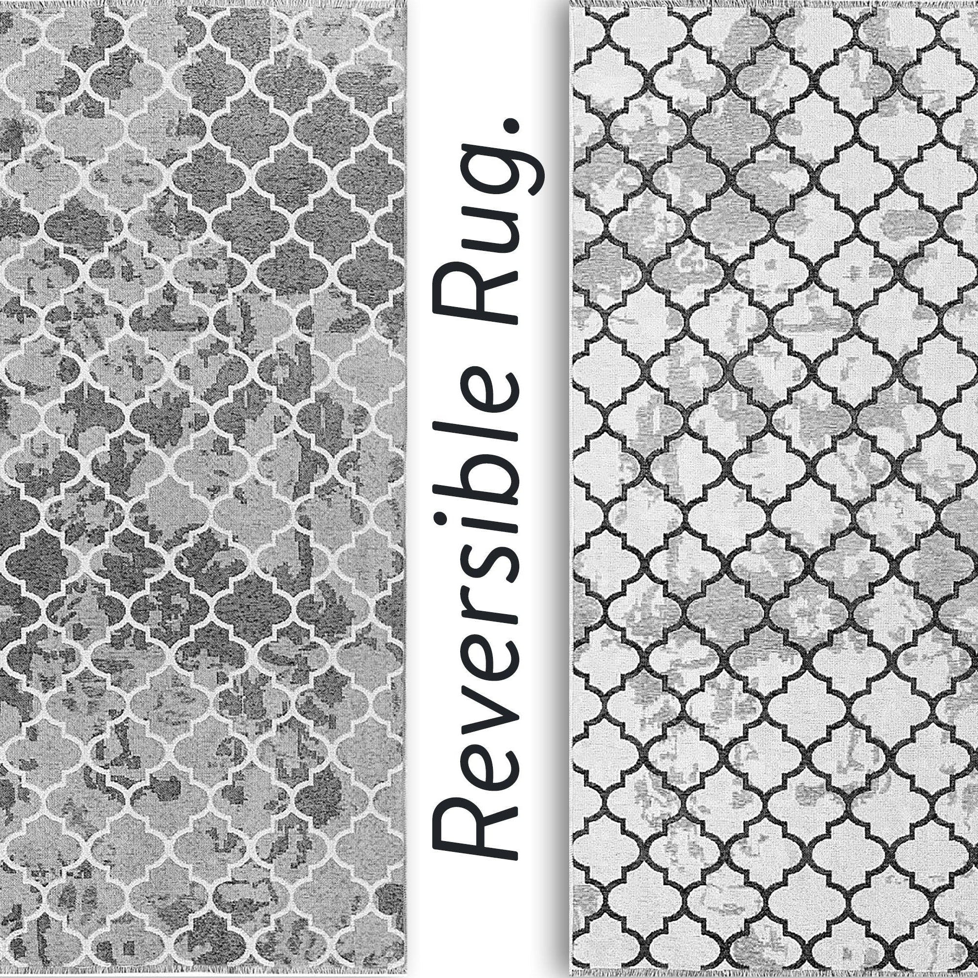 Aicha5 Moroccan Modern Gray Rug