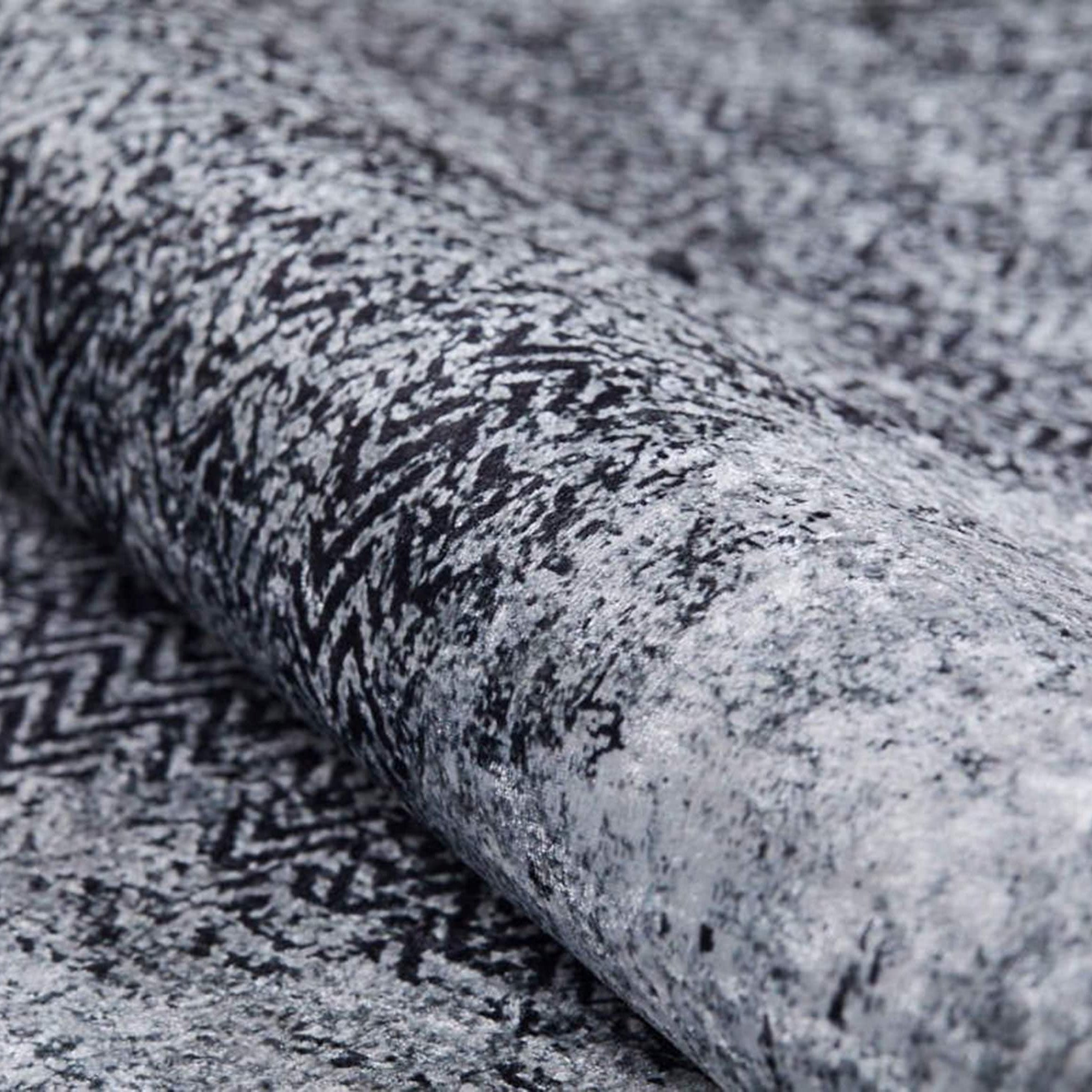 Alae Abstract Distressed Neutral Gray Rug