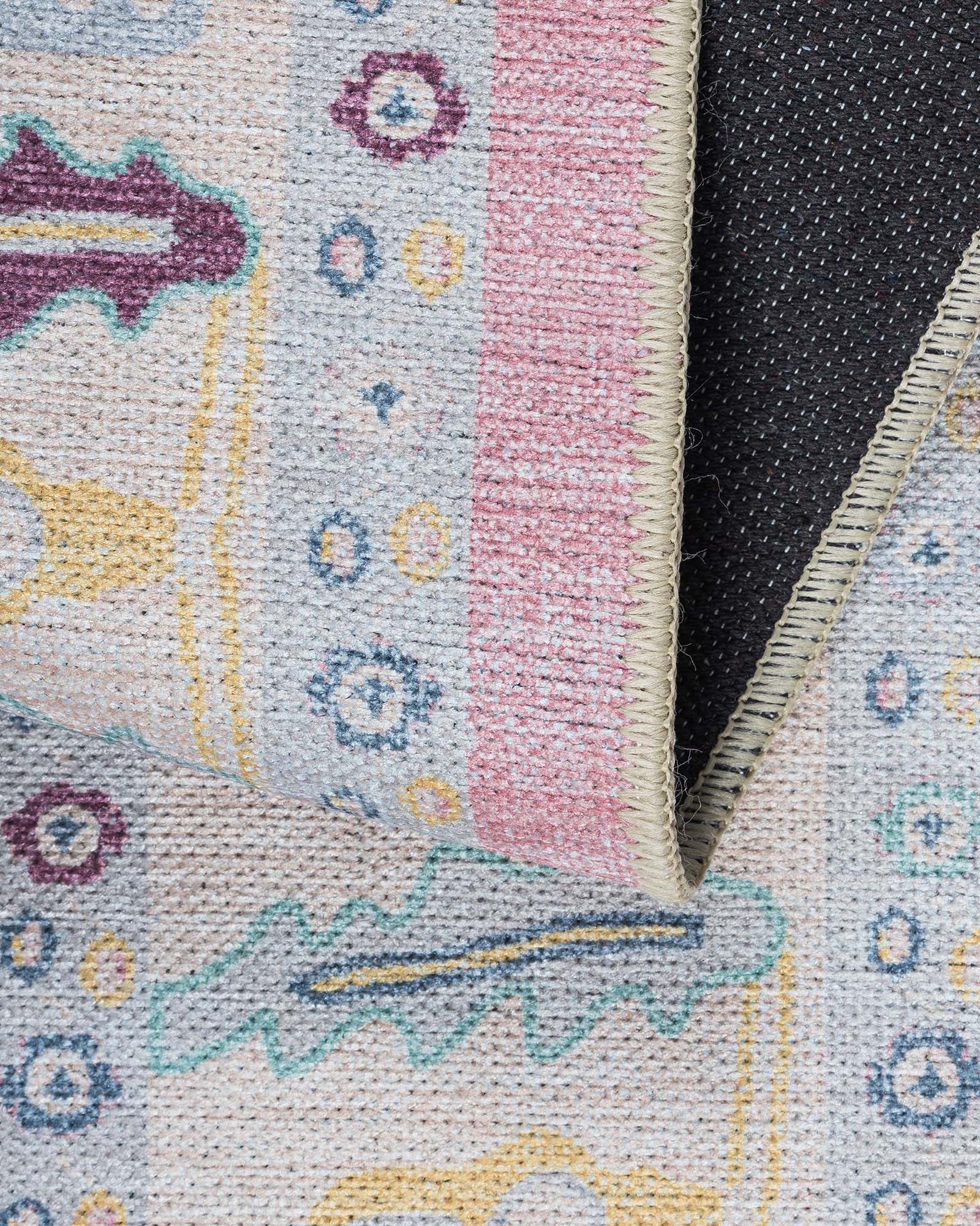 Alice Pale Pink Modern Oushak Rug