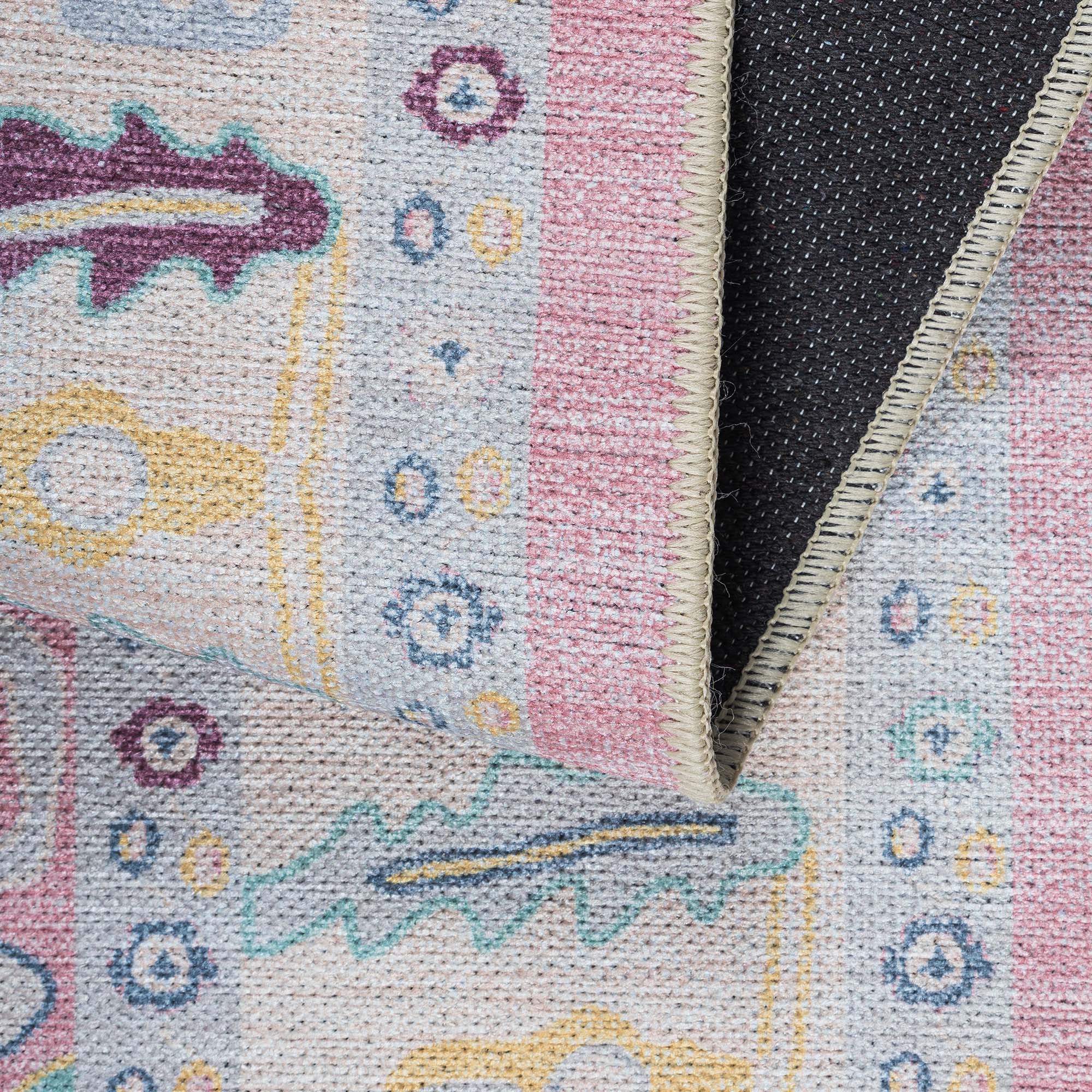 Alice Pale Pink Modern Oushak Rug