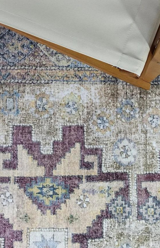 Alma Rug Turkish Beige Green Earth tones Rug