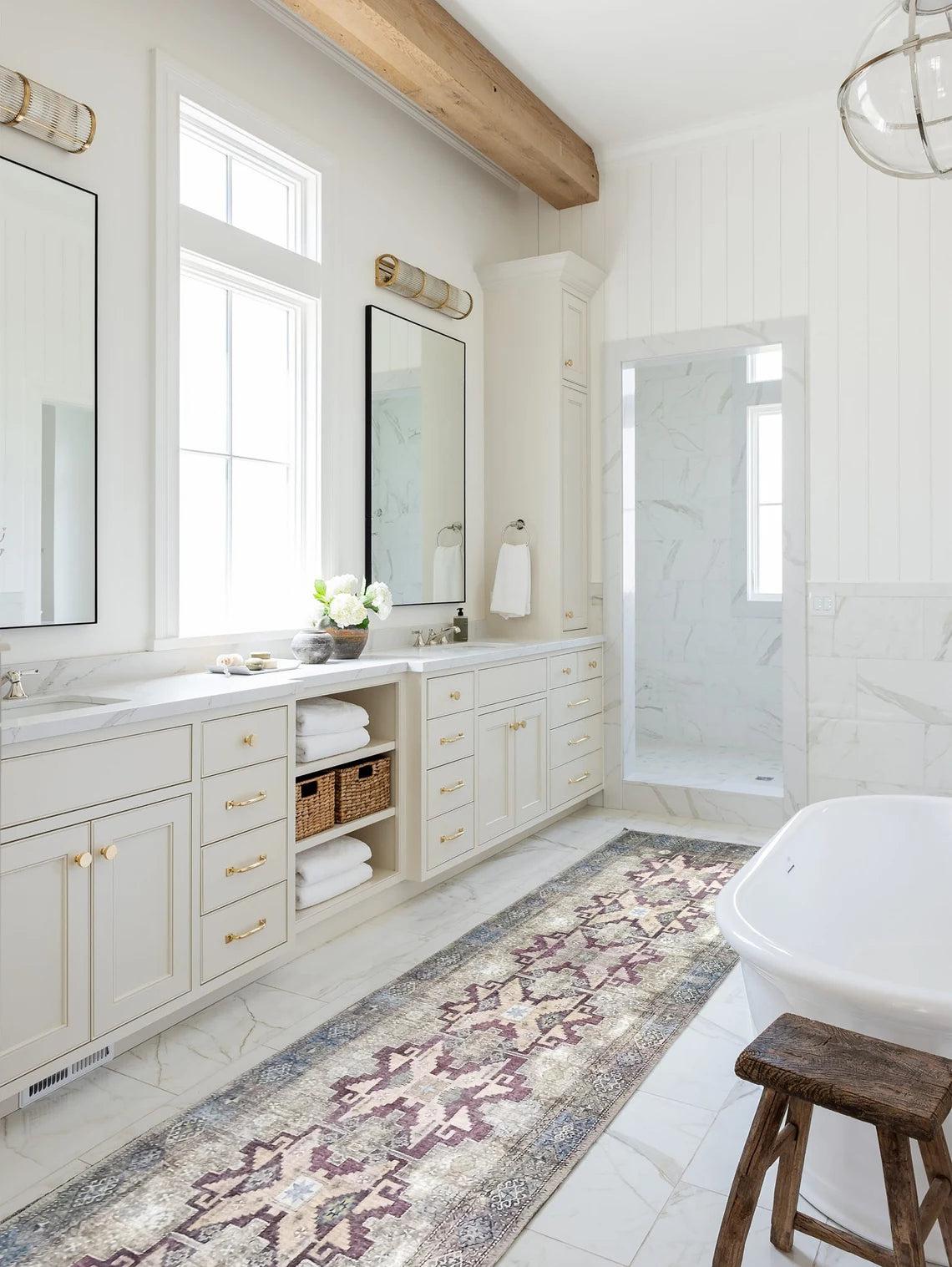 Alma Rug Turkish Beige Green Earth tones Rug