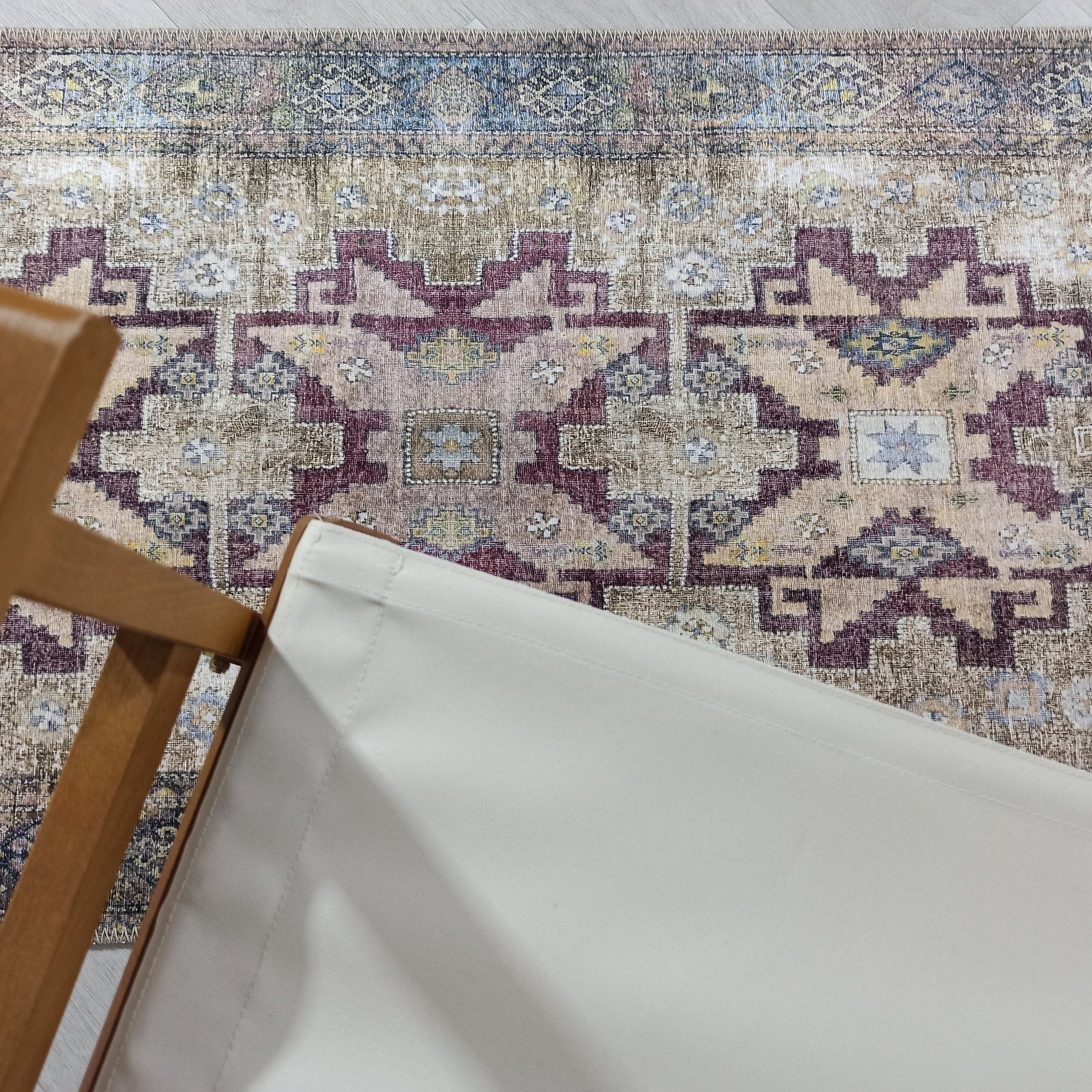 Alma Rug Turkish Beige Green Earth tones Rug