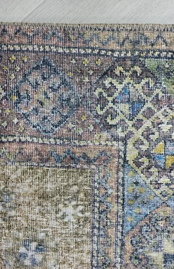 Alma Rug Turkish Beige Green Earth tones Rug