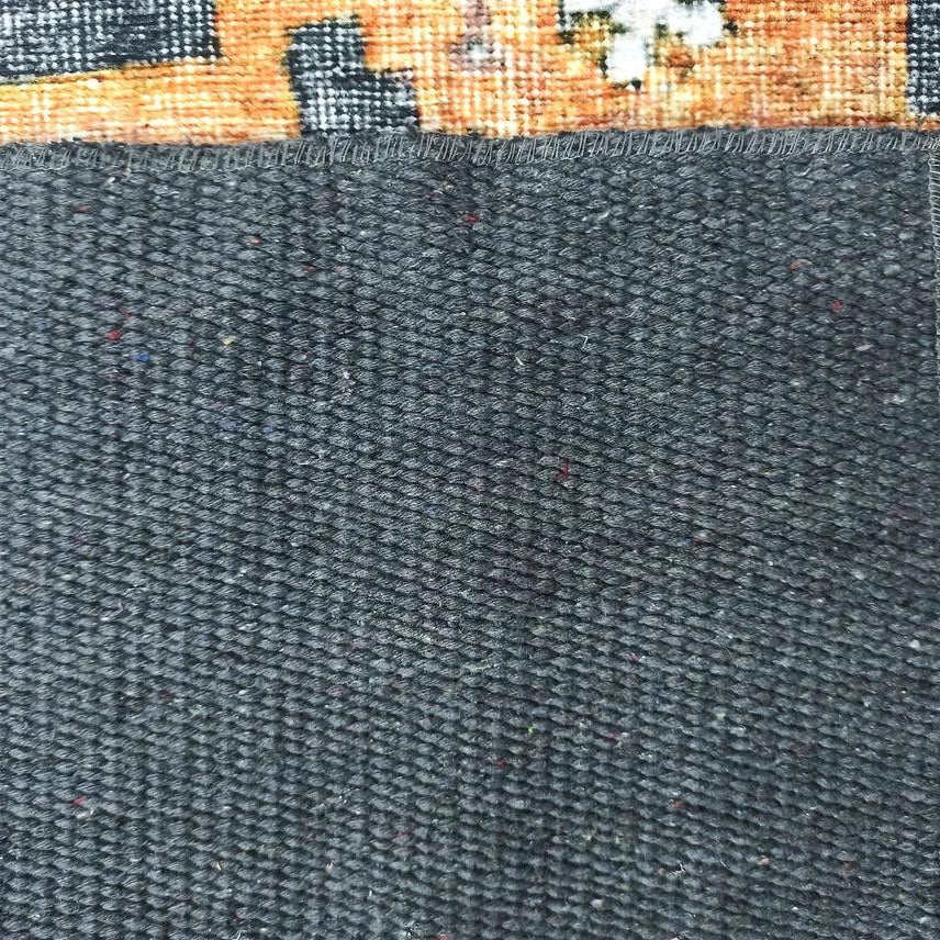 Alma2 Vintage Turkish Yellow Antique Rug