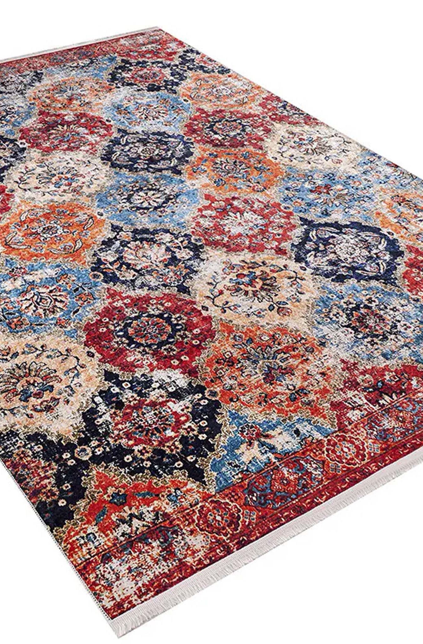 Aman Turkish Multi Color Rug