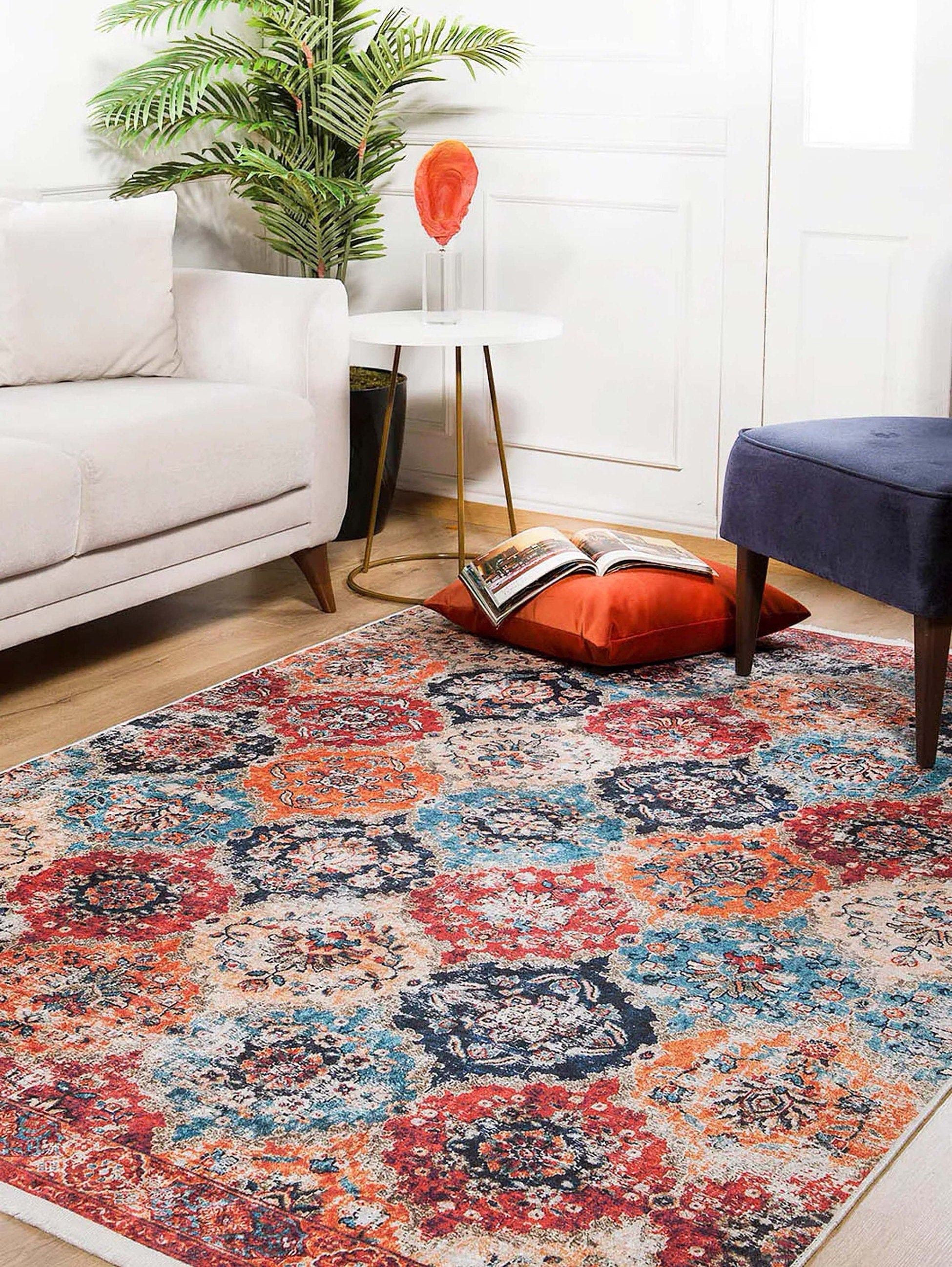 Aman Turkish Multi Color Rug