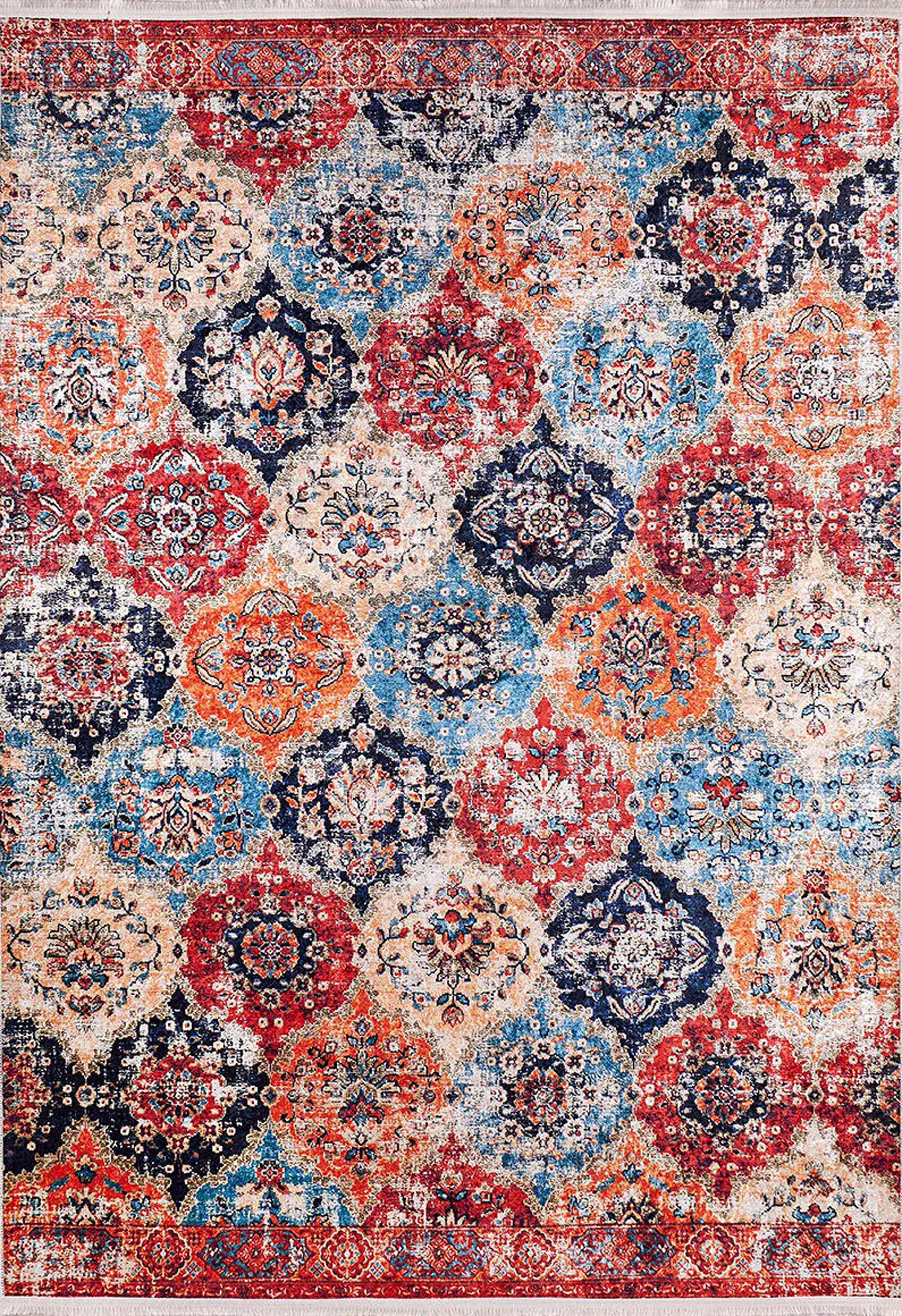 Aman Turkish Multi Color Rug