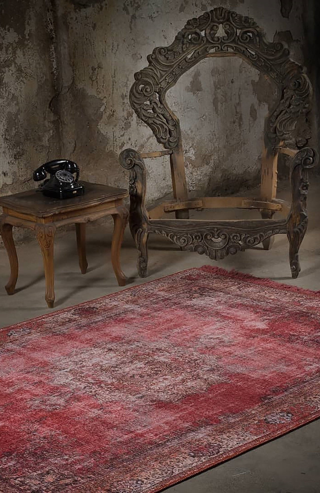 Amra Rug Oriental Vintage Red Rug