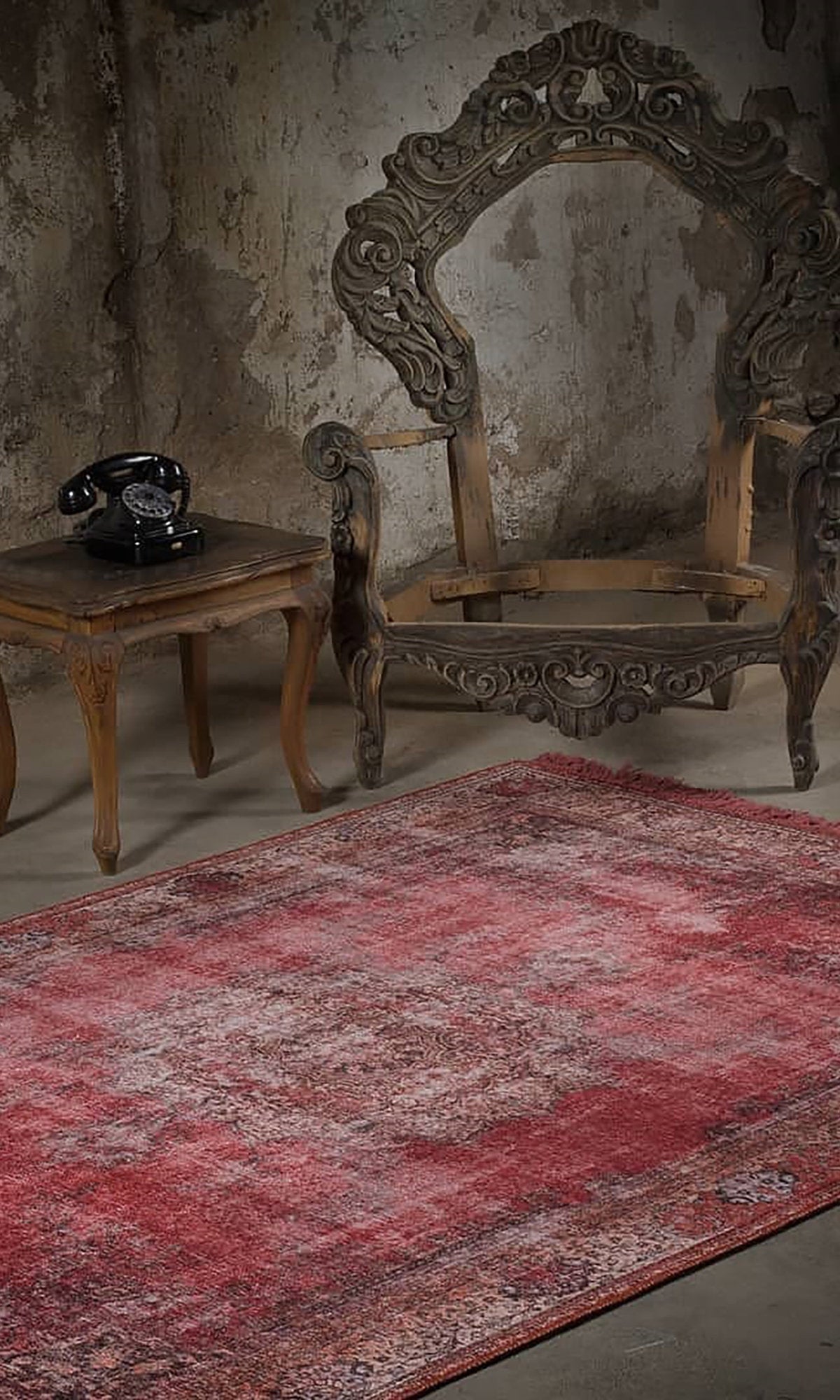 Amra Rug Oriental Vintage Red Rug