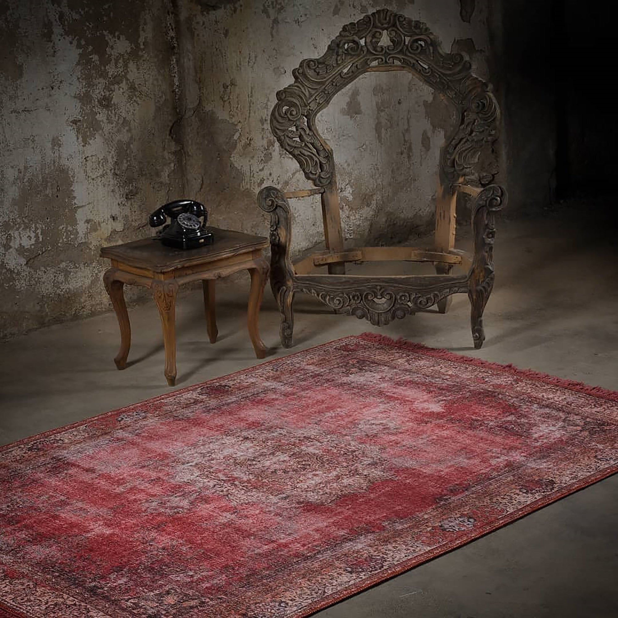 Amra Rug Oriental Vintage Red Rug