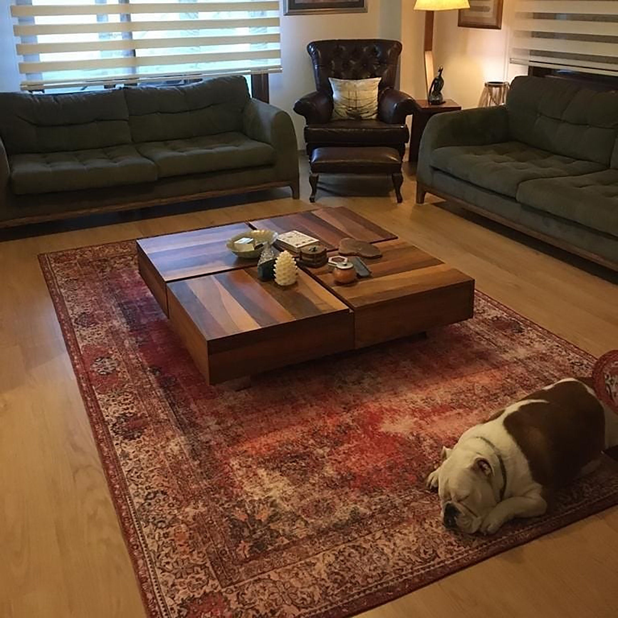 Amra Rug Oriental Vintage Red Rug