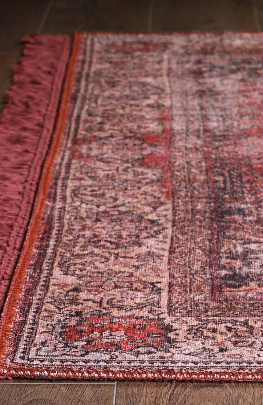 Amra Rug Oriental Vintage Red Rug