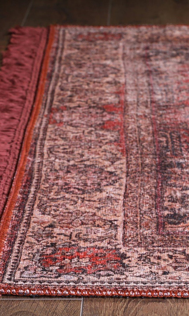 Amra Rug Oriental Vintage Red Rug