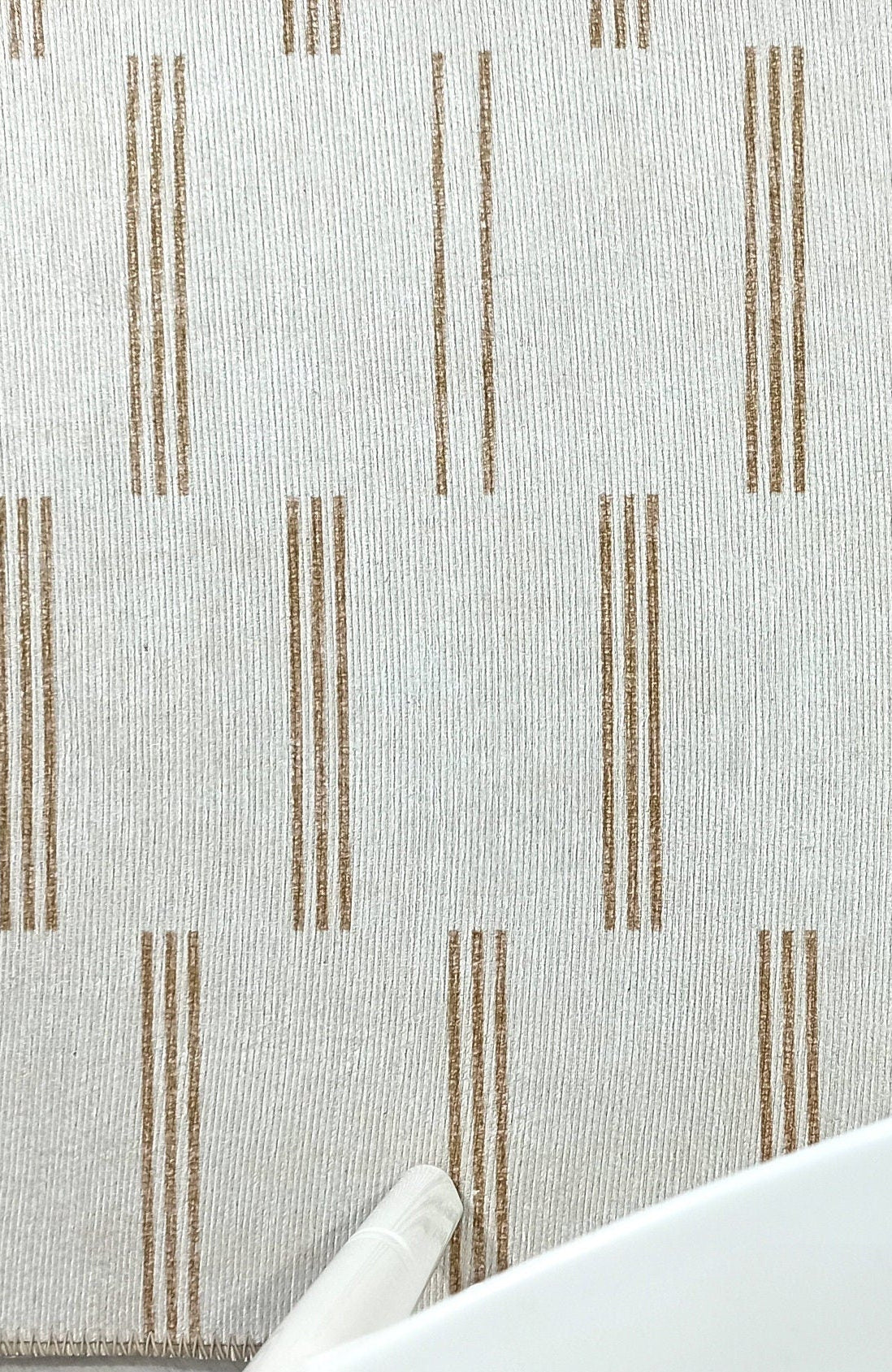 Ana Rug Turkish Neutral Striped Faded Beige Brown Rug