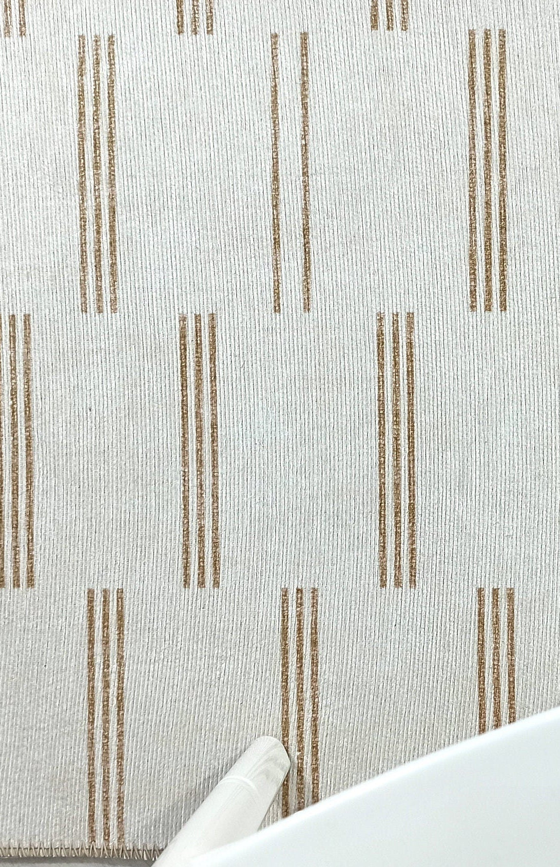 Ana Rug Turkish Neutral Striped Faded Beige Brown Rug
