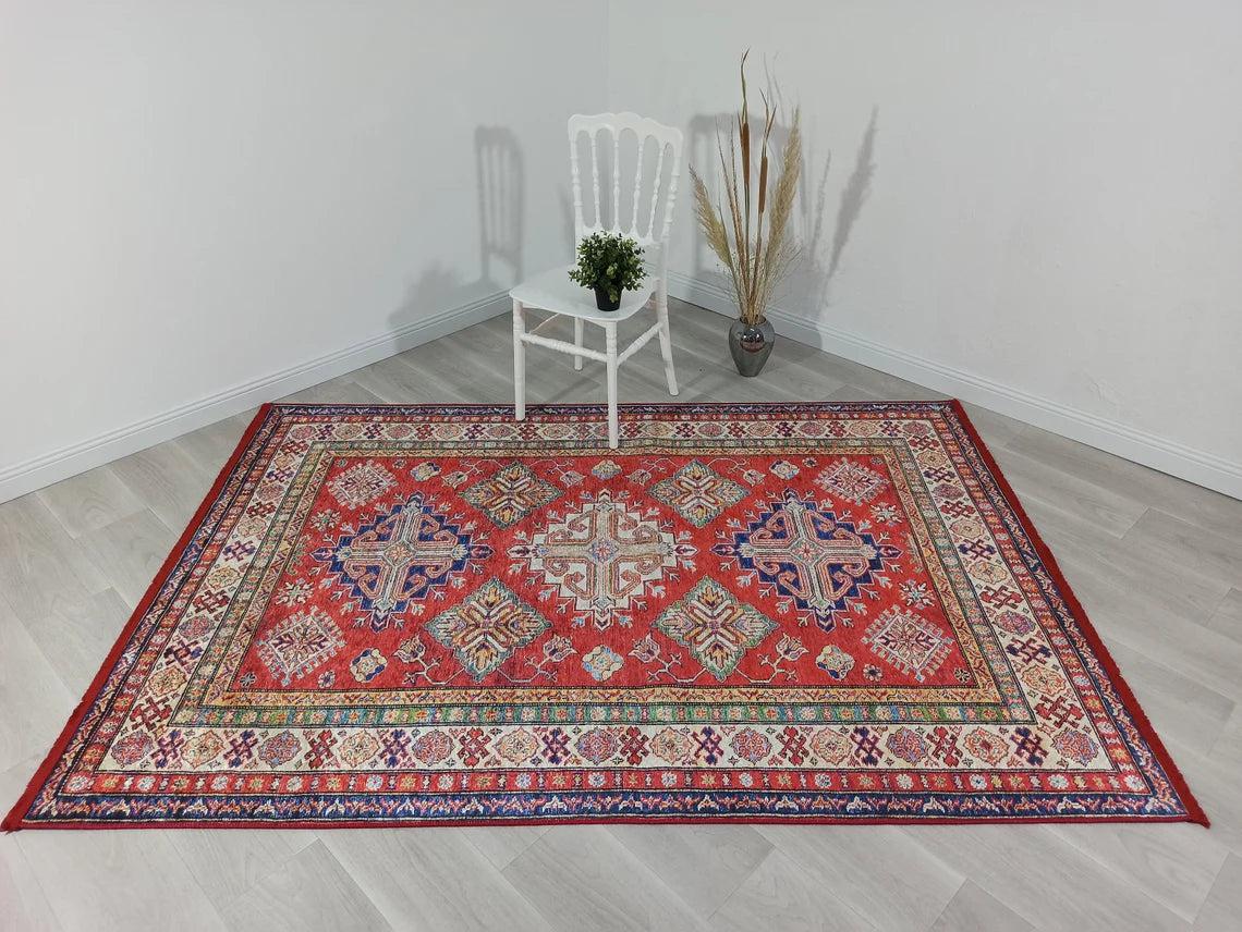 Anan Rug Red Ethnic Turkish Rug