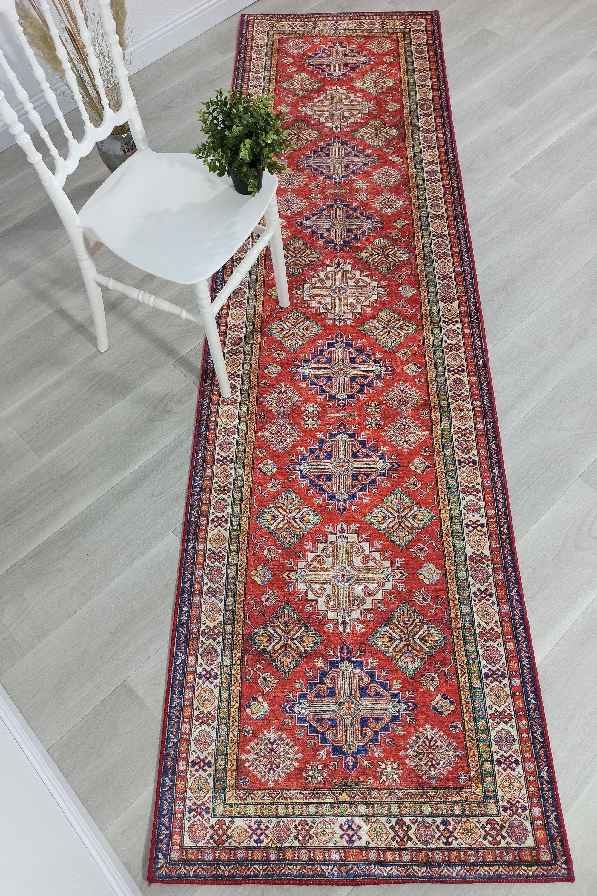 Anan Rug Red Ethnic Turkish Rug