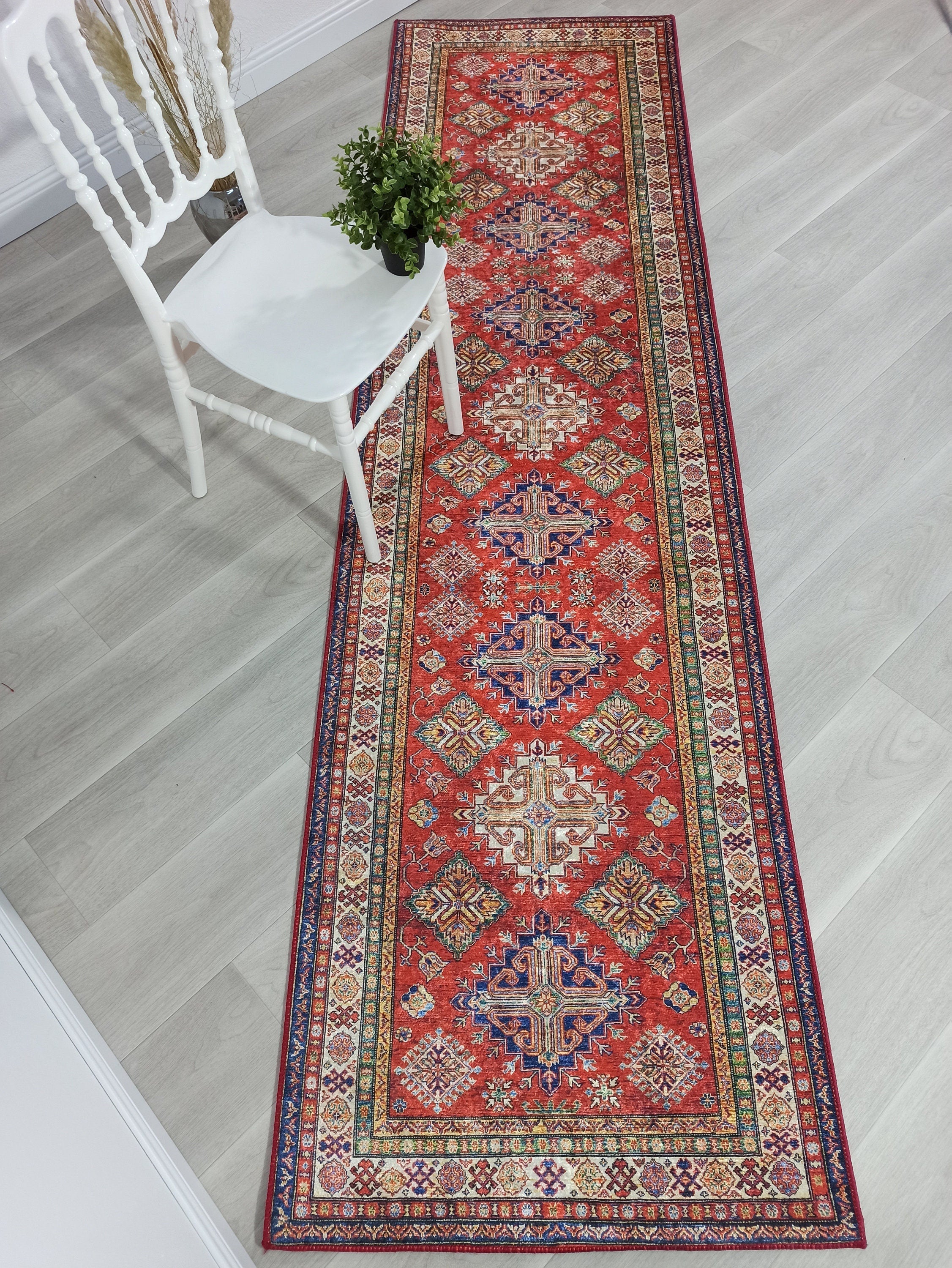 Anan Rug Red Ethnic Turkish Rug