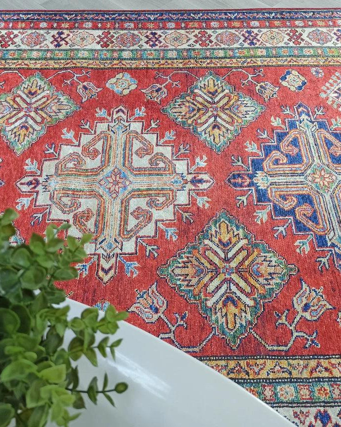 Anan Rug Red Ethnic Turkish Rug
