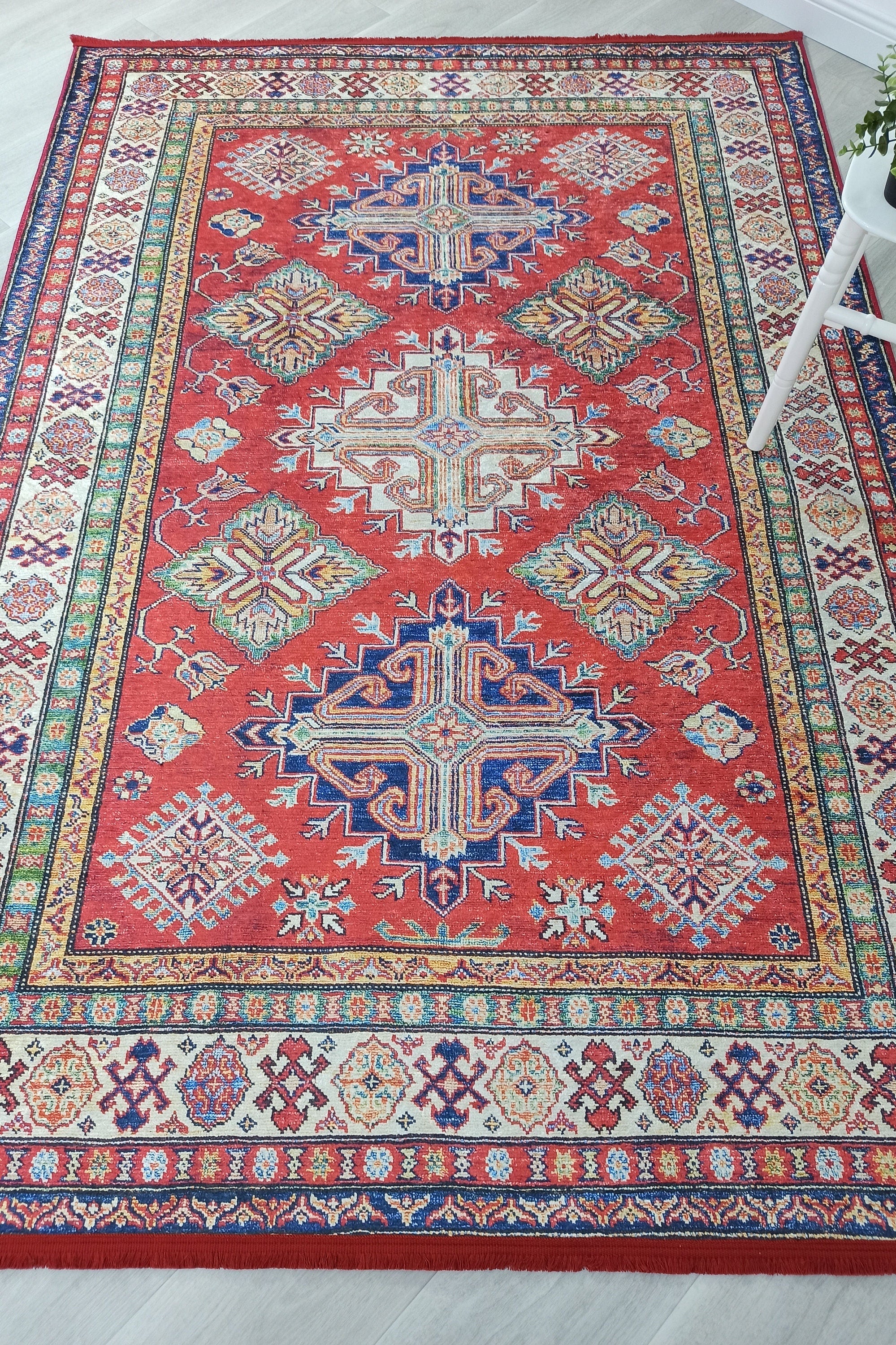 Anan Rug Red Ethnic Turkish Rug