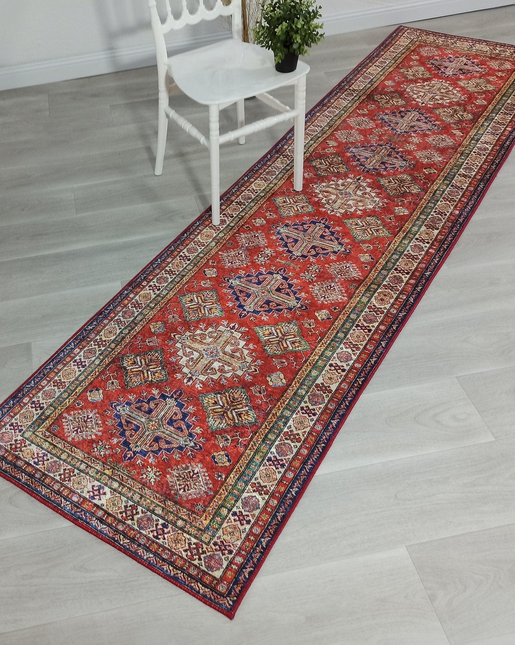 Anan Rug Red Ethnic Turkish Rug