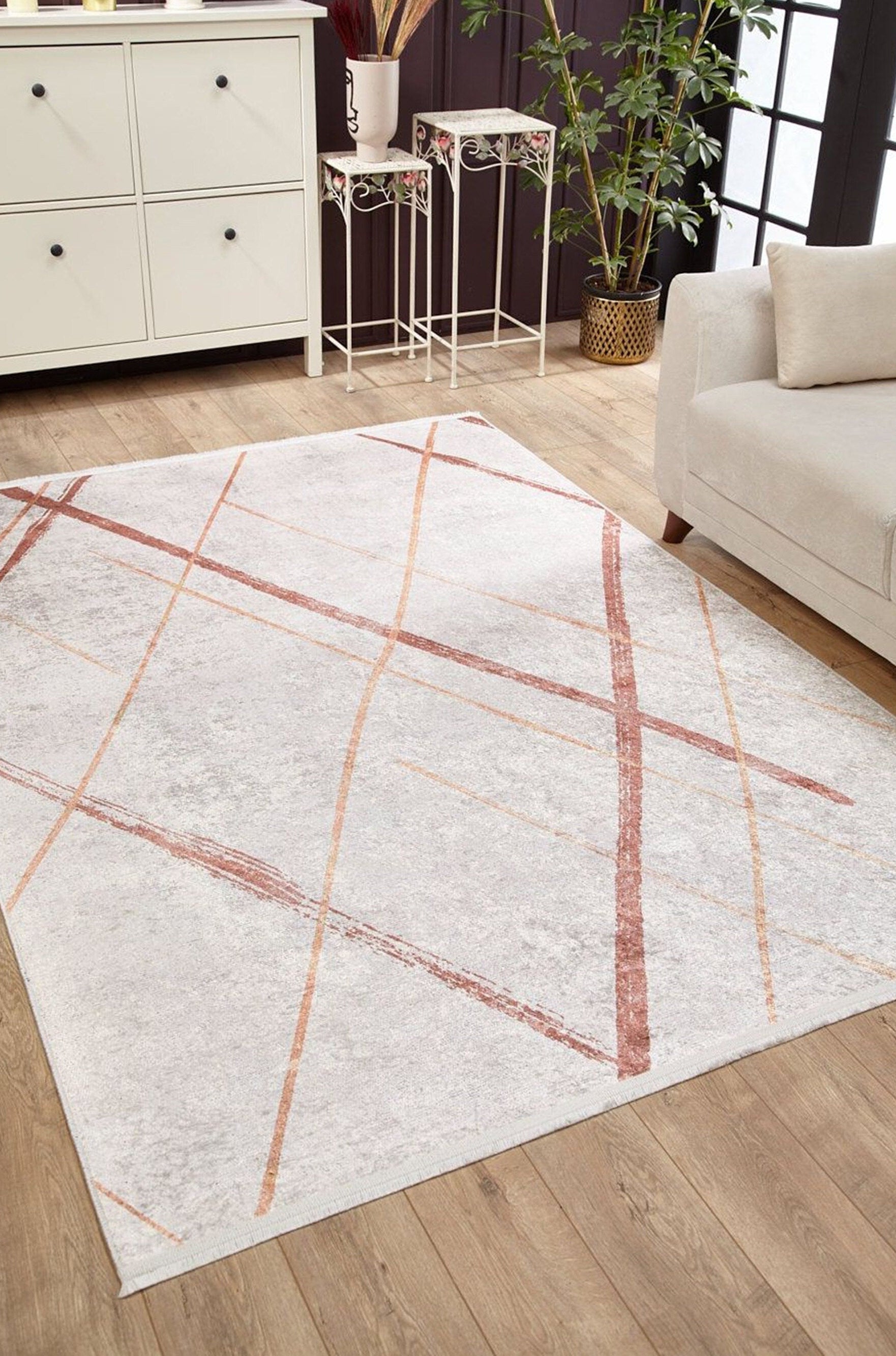 Anwar Moroccan Kilim White Rug