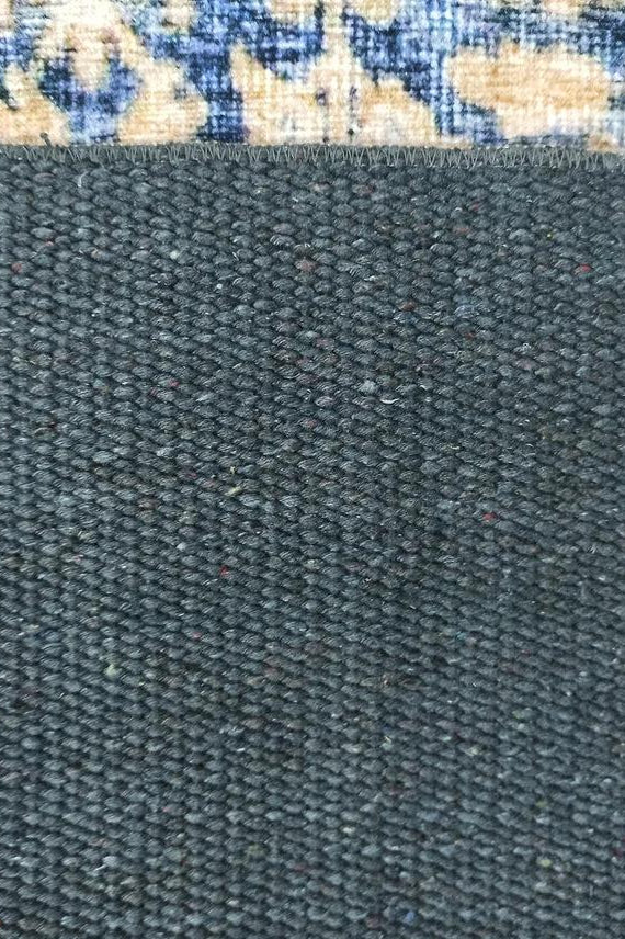 Anya Rug Turkish Neutral Beige Blue Oushak Rug