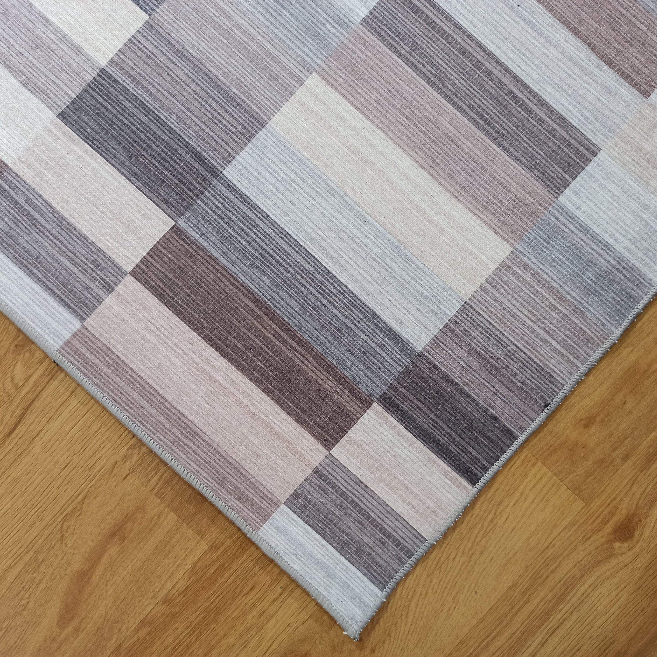 Aram Rug Modern Beige Brown Rug