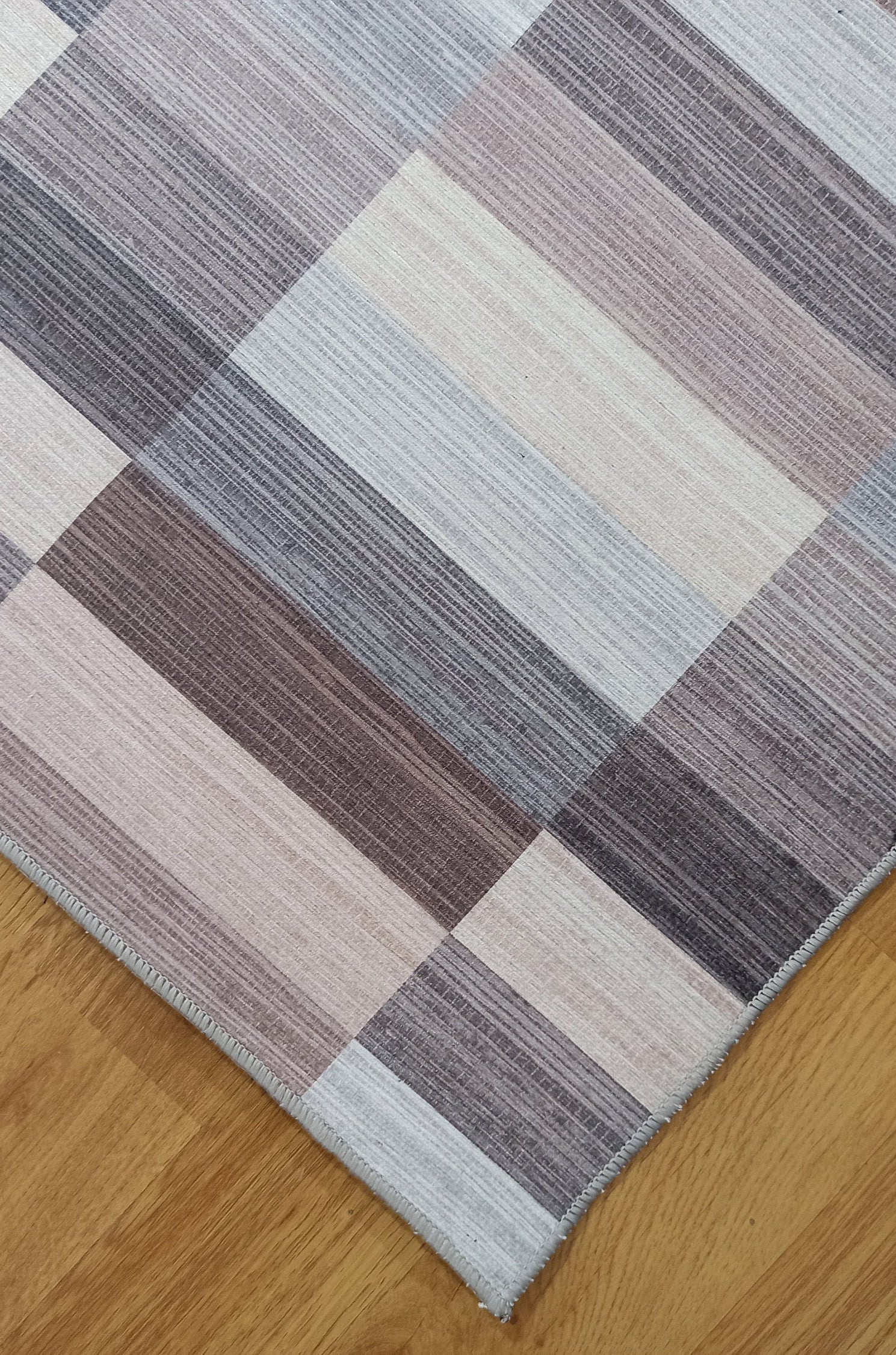 Aram Rug Modern Beige Brown Rug