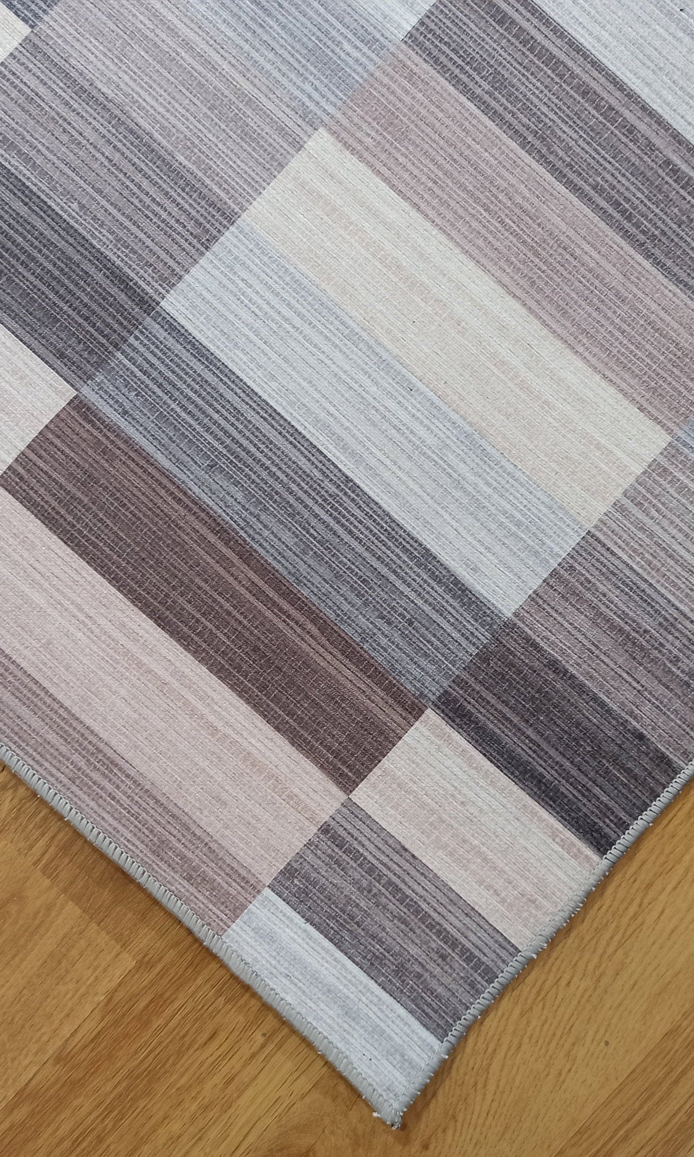 Aram Rug Modern Beige Brown Rug