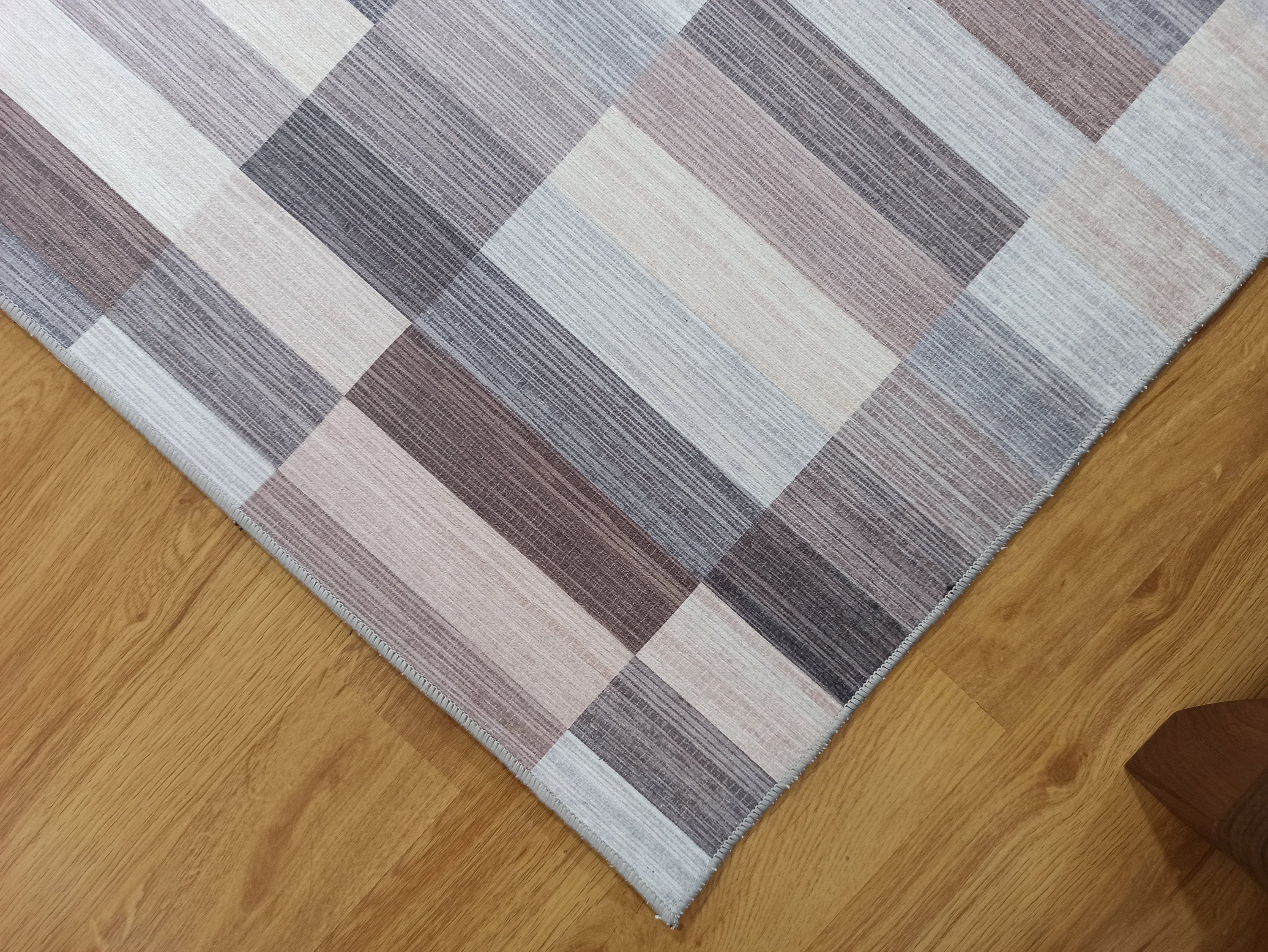 Aram Rug Modern Beige Brown Rug