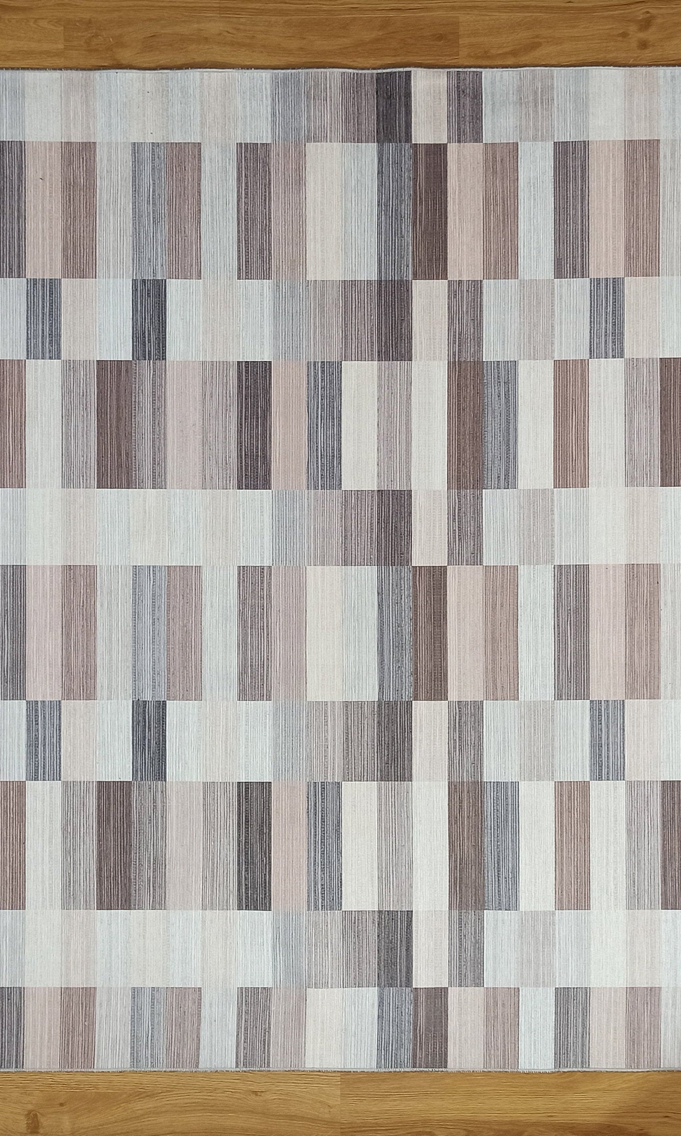 Aram Rug Modern Beige Brown Rug