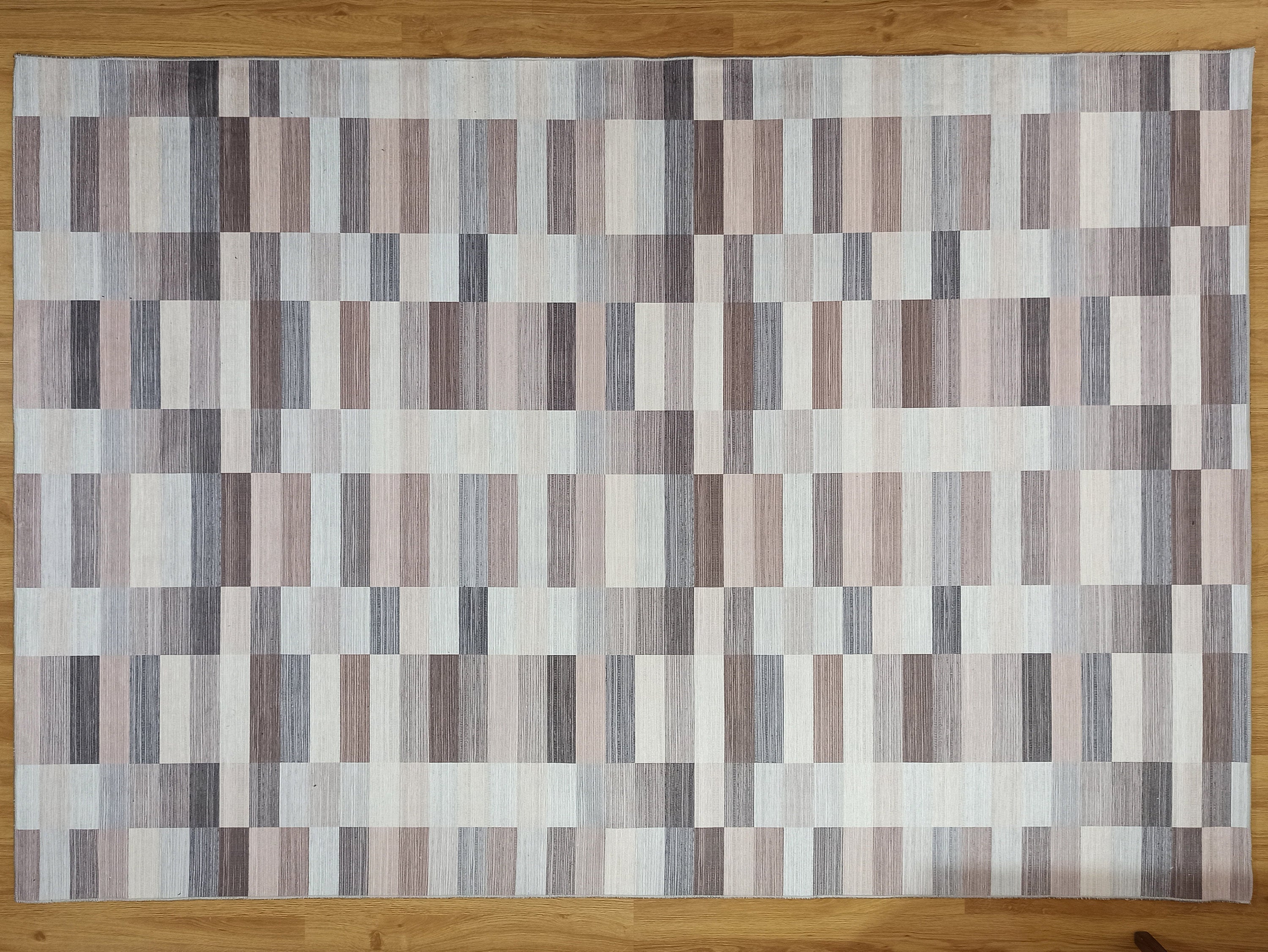 Aram Rug Modern Beige Brown Rug