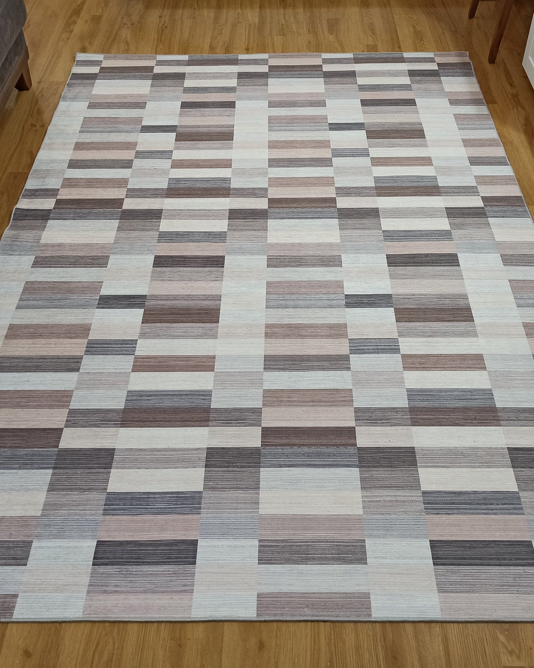 Aram Rug Modern Beige Brown Rug