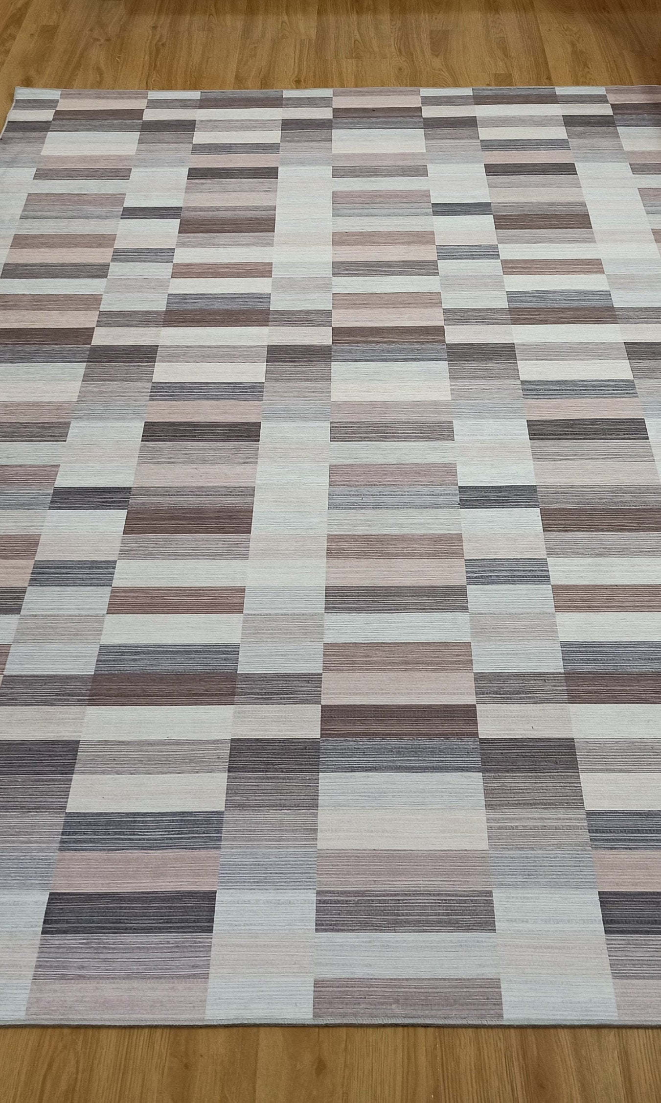 Aram Rug Modern Beige Brown Rug