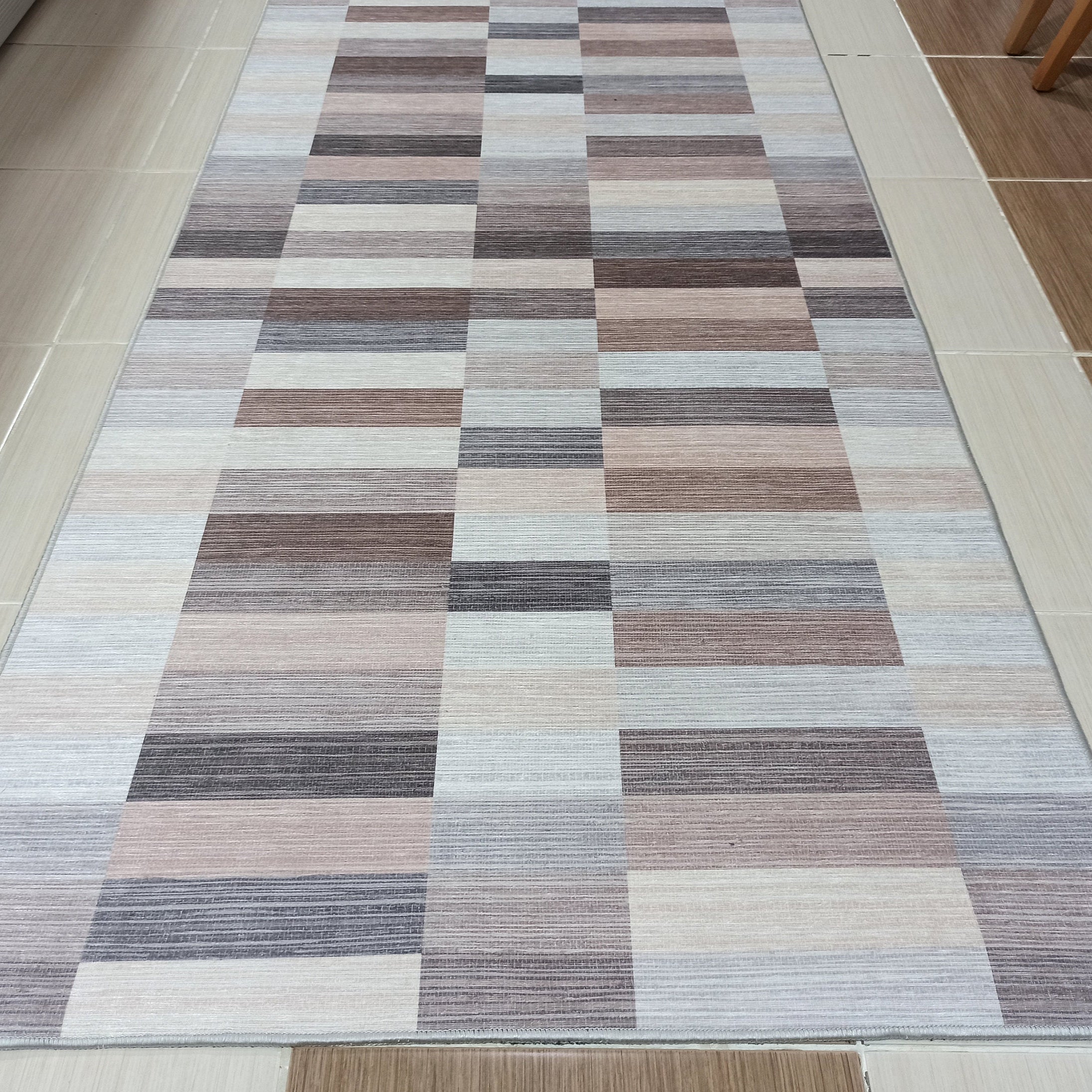 Aram Rug Modern Beige Brown Rug