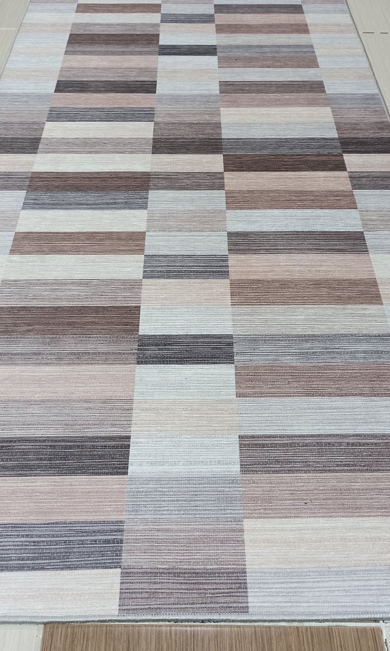 Aram Rug Modern Beige Brown Rug