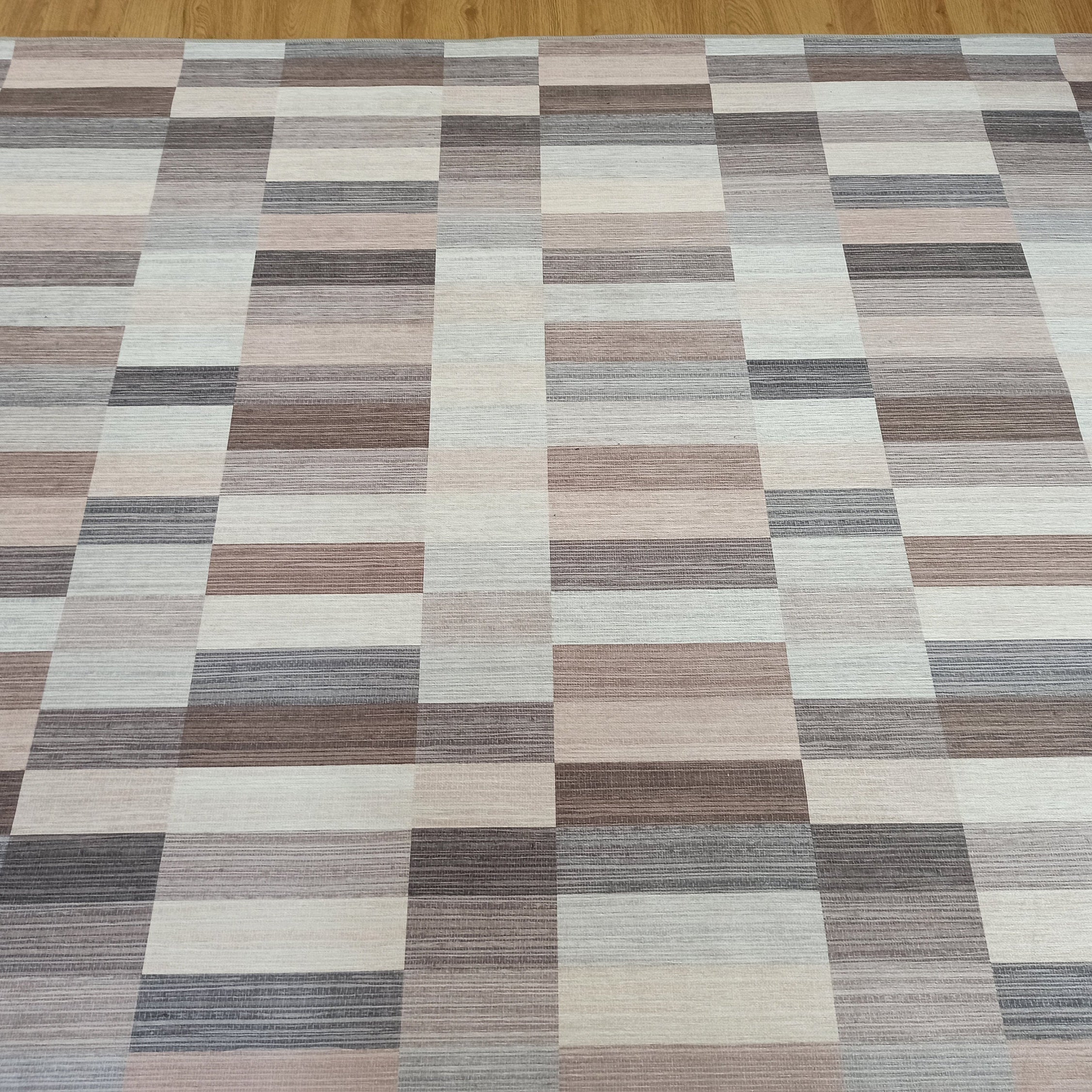 Aram Rug Modern Beige Brown Rug