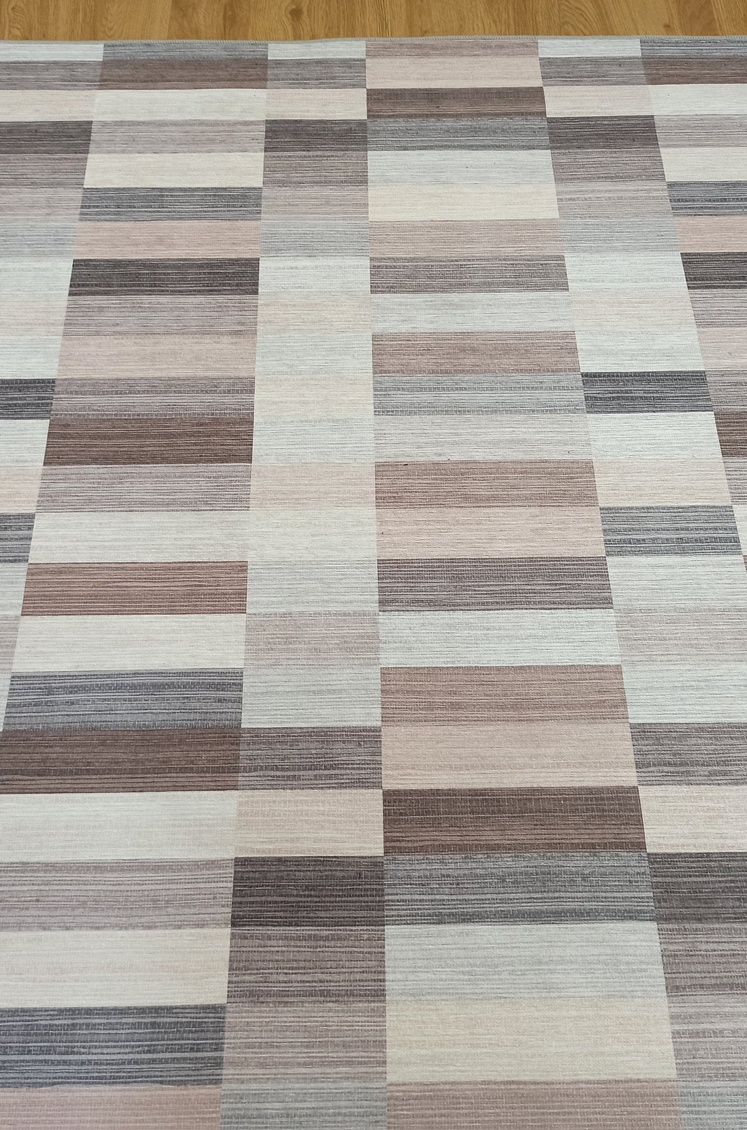 Aram Rug Modern Beige Brown Rug