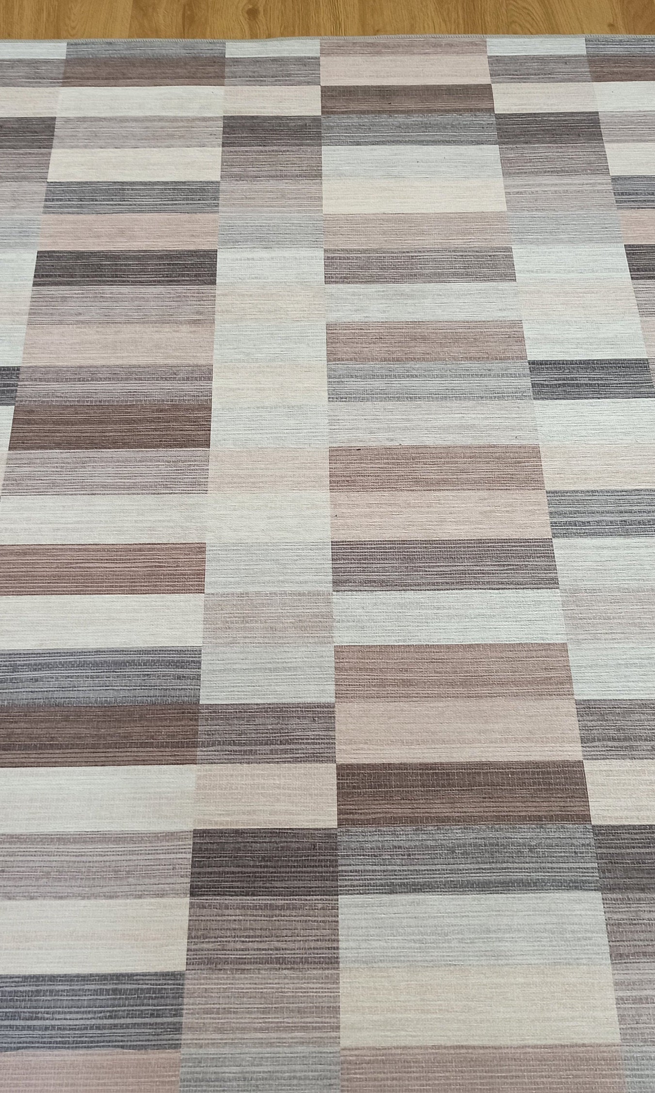 Aram Rug Modern Beige Brown Rug