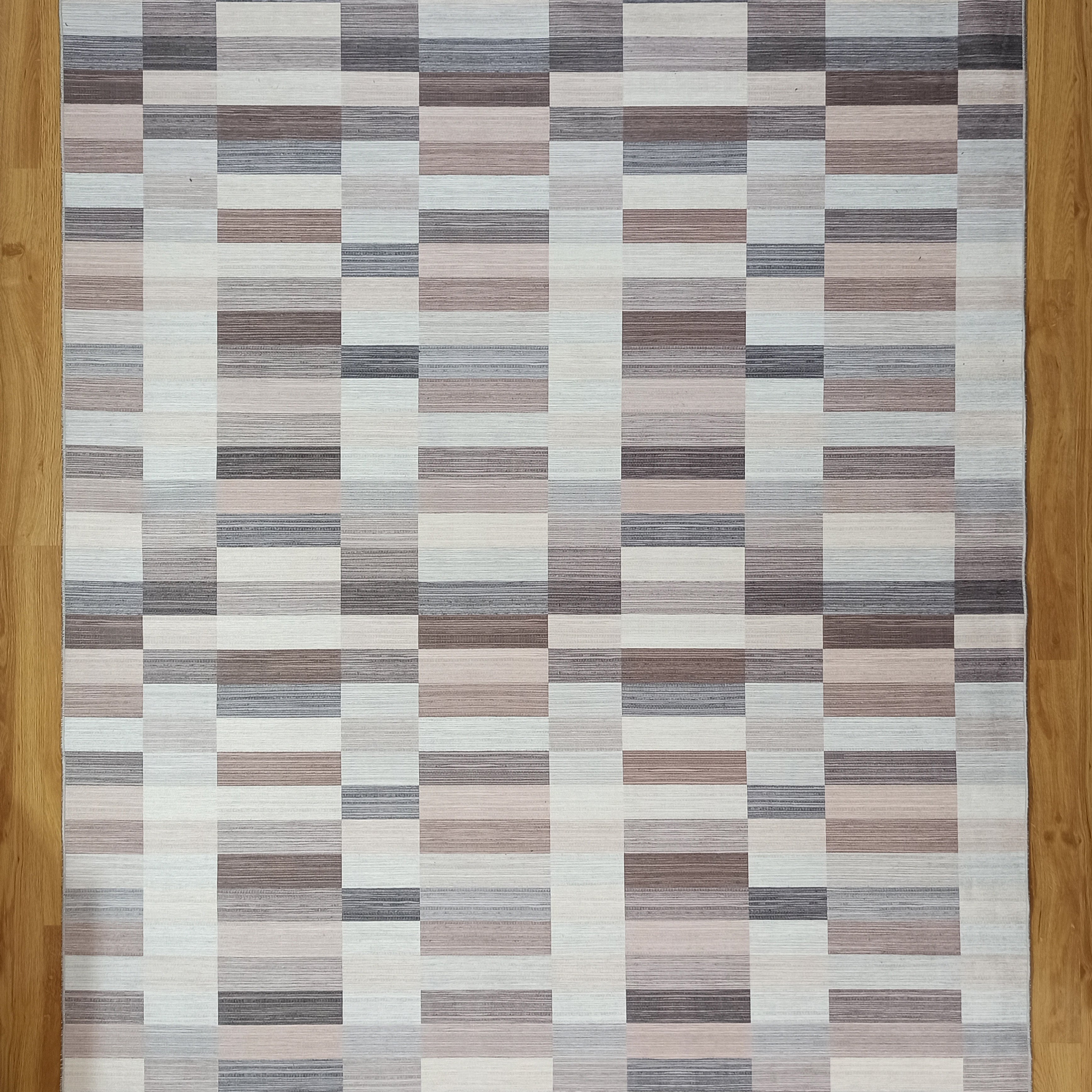 Aram Rug Modern Beige Brown Rug