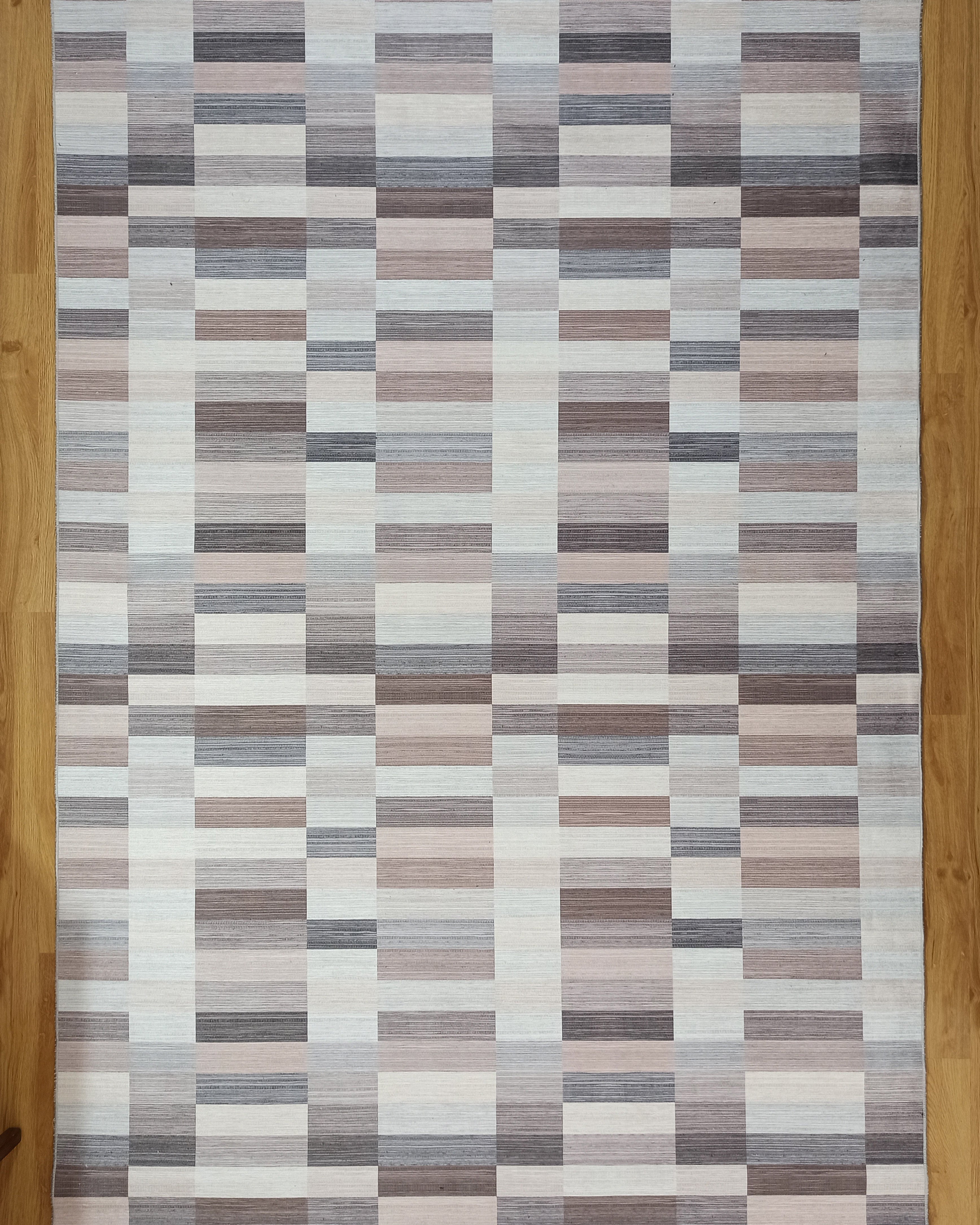 Aram Rug Modern Beige Brown Rug